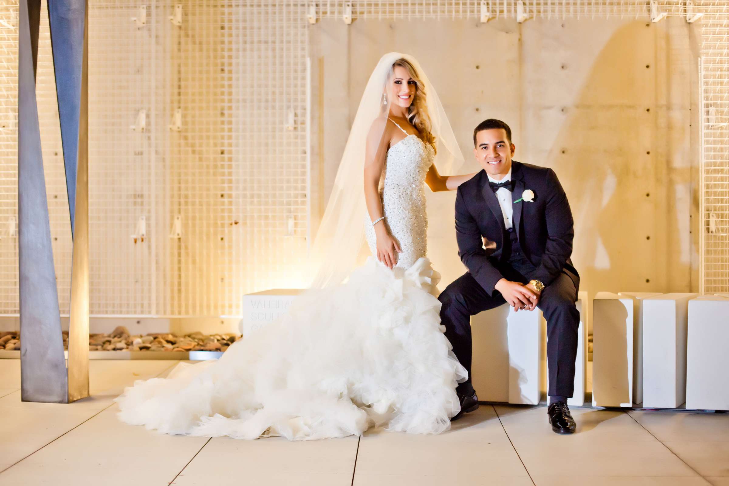 San Diego Central Library Wedding, Camille and JuanCarlos Wedding Photo #7 by True Photography
