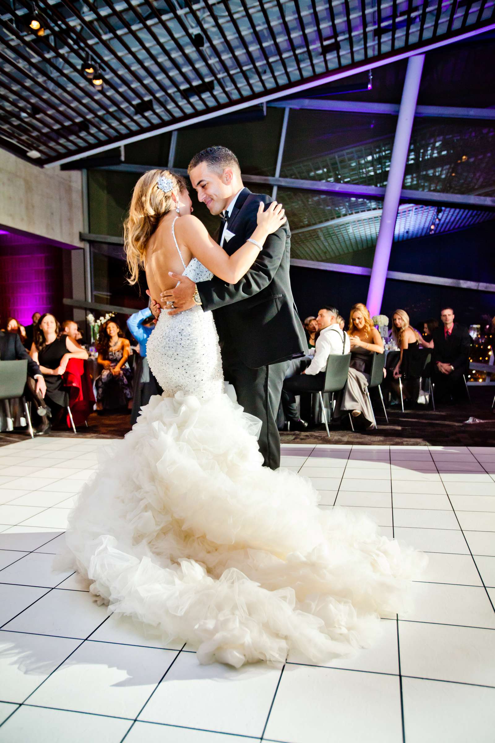 San Diego Central Library Wedding, Camille and JuanCarlos Wedding Photo #39 by True Photography