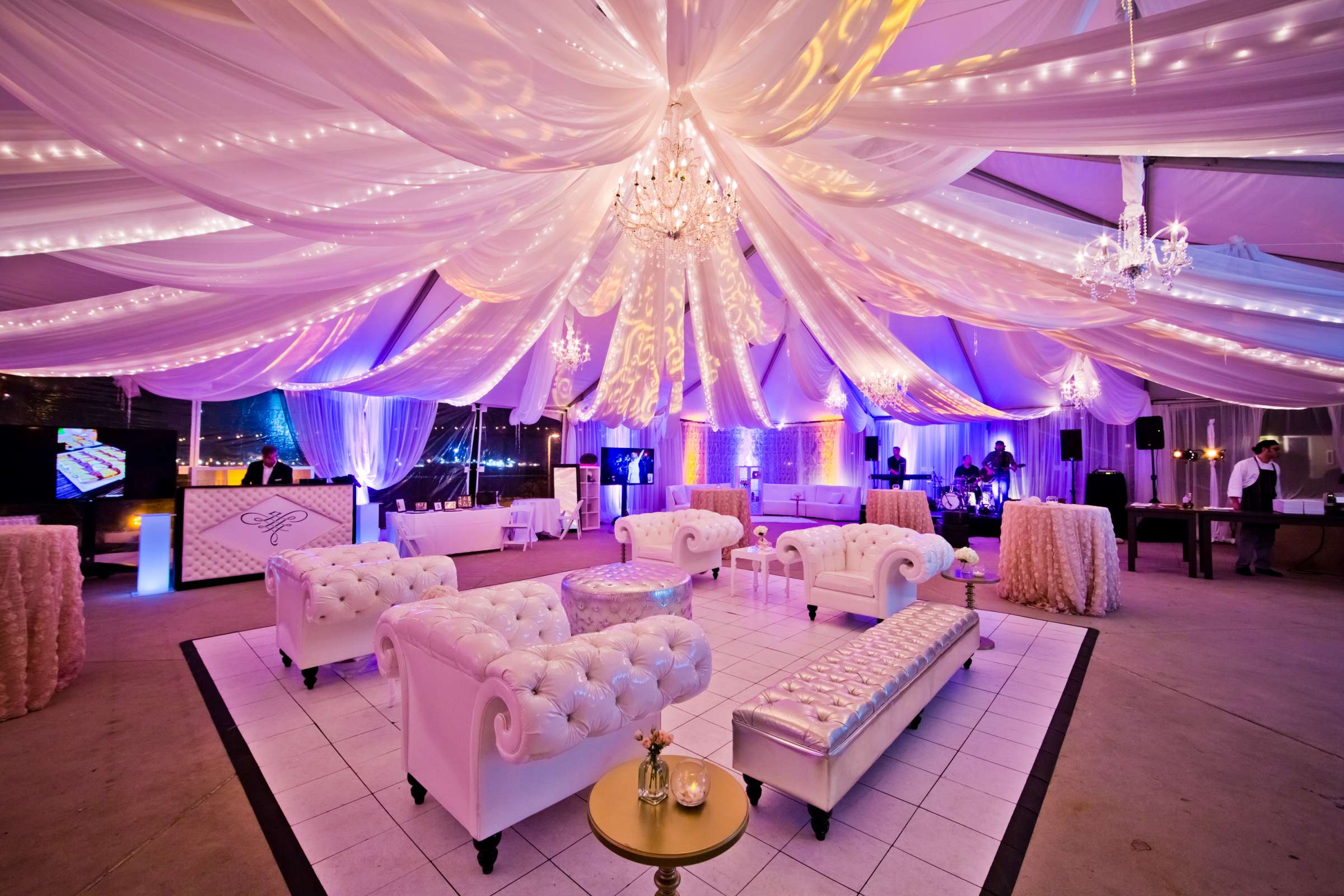 Coronado Island Marriott Resort & Spa Wedding, Champagne and Chandeliers Wedding Photo #1 by True Photography