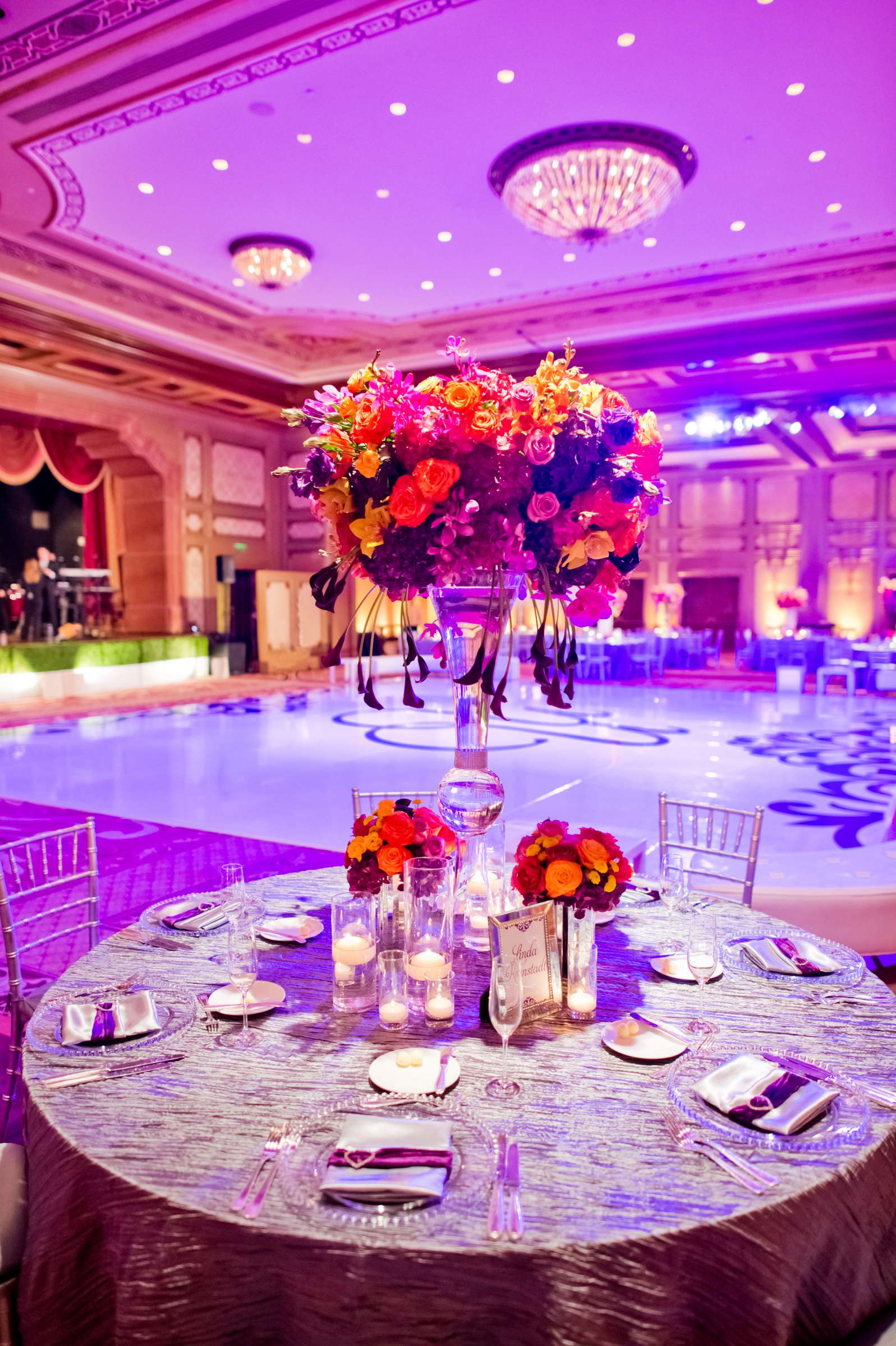 Centerpieces at Fairmont Grand Del Mar Wedding coordinated by Details Details, Unique and Urs Wedding Photo #141449 by True Photography