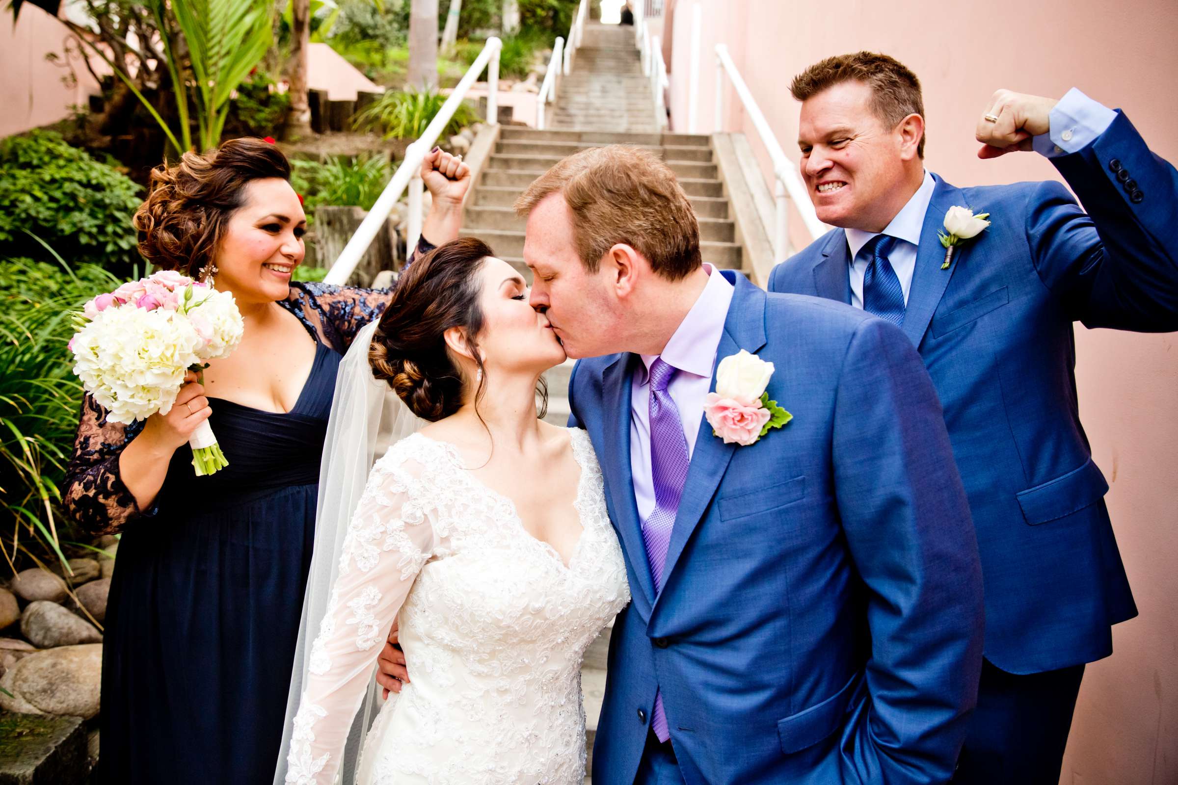 La Valencia Wedding coordinated by Lavish Weddings, Ruth and Mark Wedding Photo #8 by True Photography