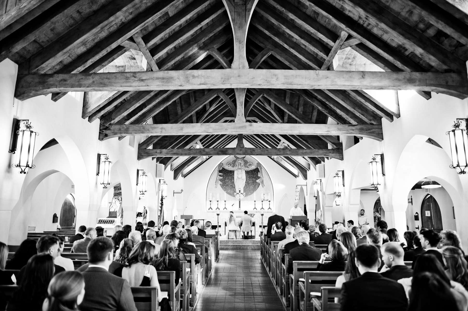 Ceremony, Church at Scripps Seaside Forum Wedding coordinated by Diane Christine Events, Jacqueline and Ross Wedding Photo #142314 by True Photography