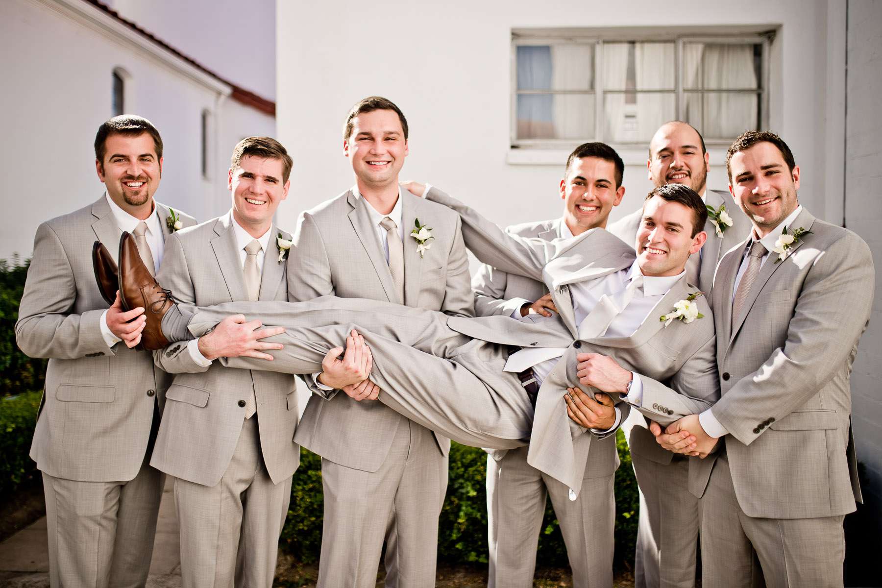 Groomsmen at Scripps Seaside Forum Wedding coordinated by Diane Christine Events, Jacqueline and Ross Wedding Photo #142328 by True Photography