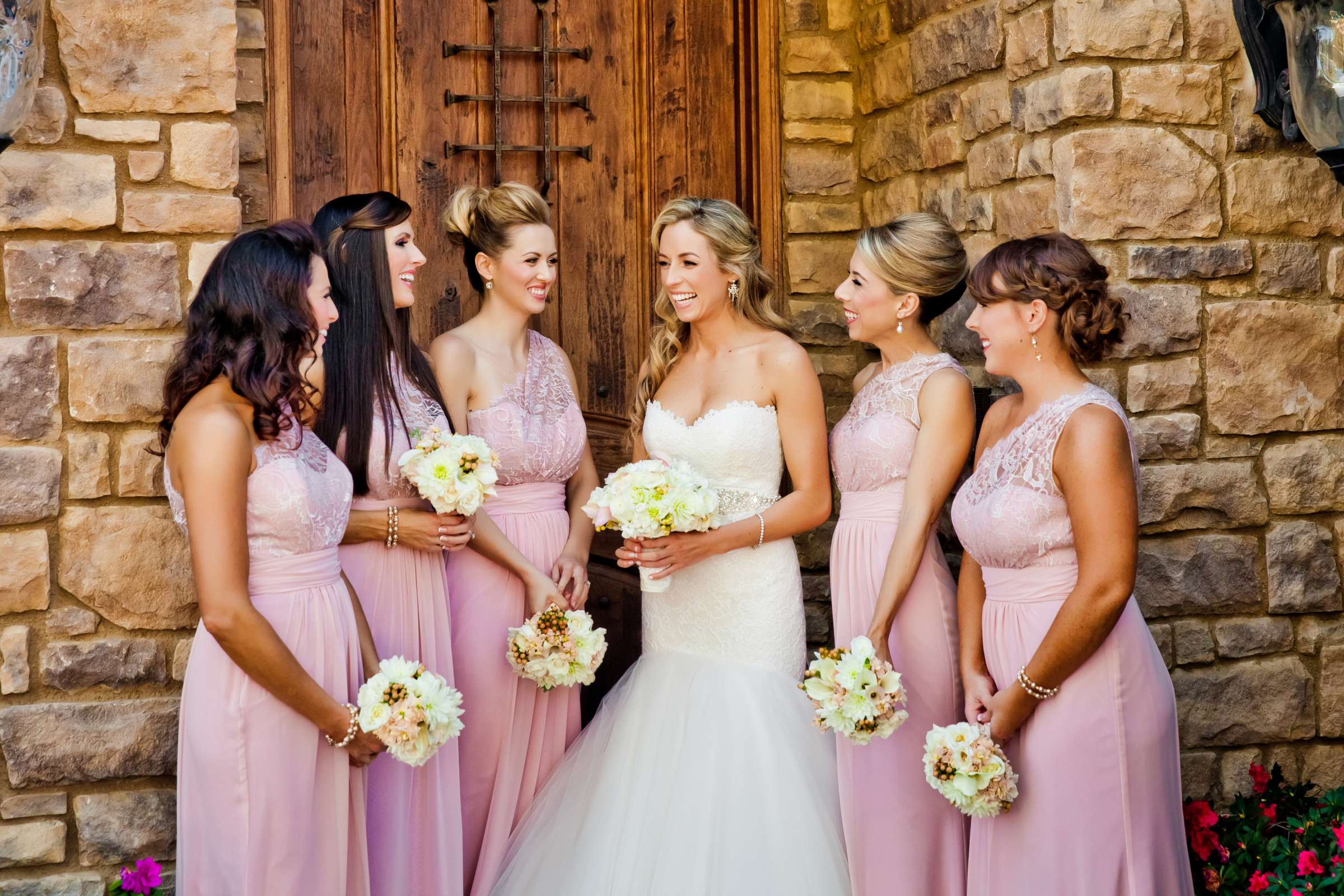 Bridesmaids at Estancia Wedding coordinated by Pink Papaya, Brittni and Nicholas Wedding Photo #142896 by True Photography