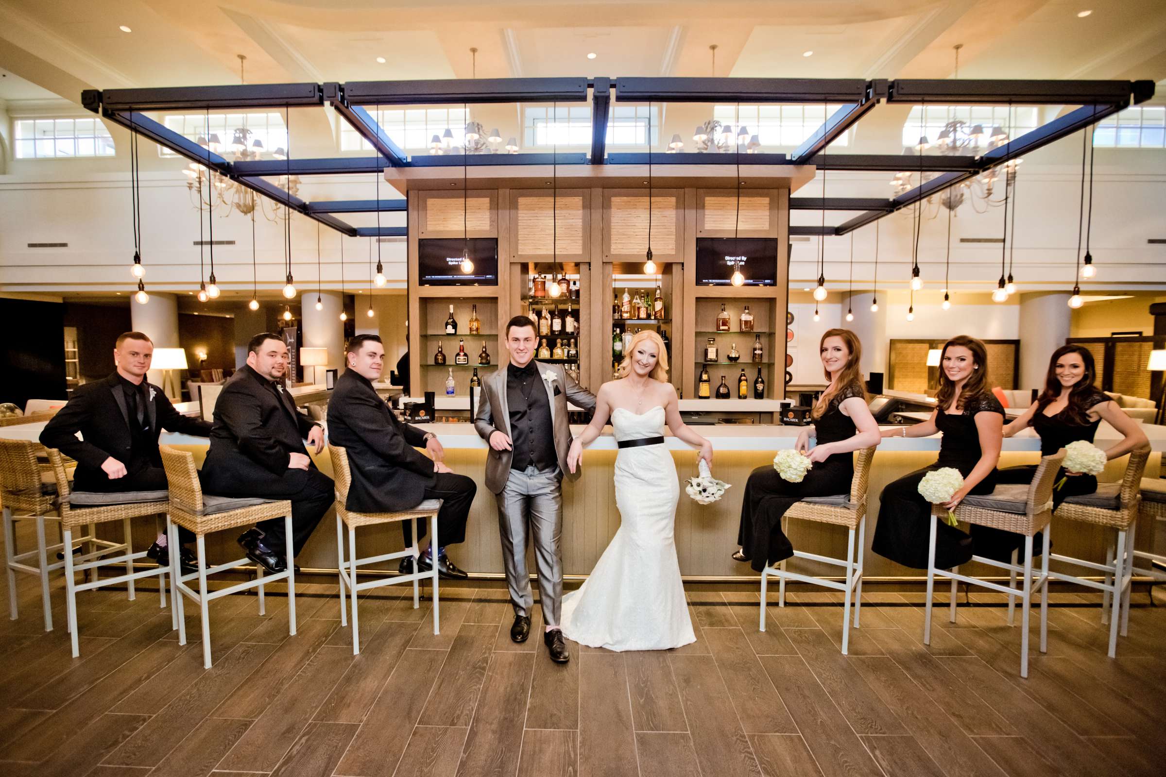 Bridal Party at El Cortez Wedding coordinated by Holly Kalkin Weddings, Shannon and Elliott Wedding Photo #142986 by True Photography