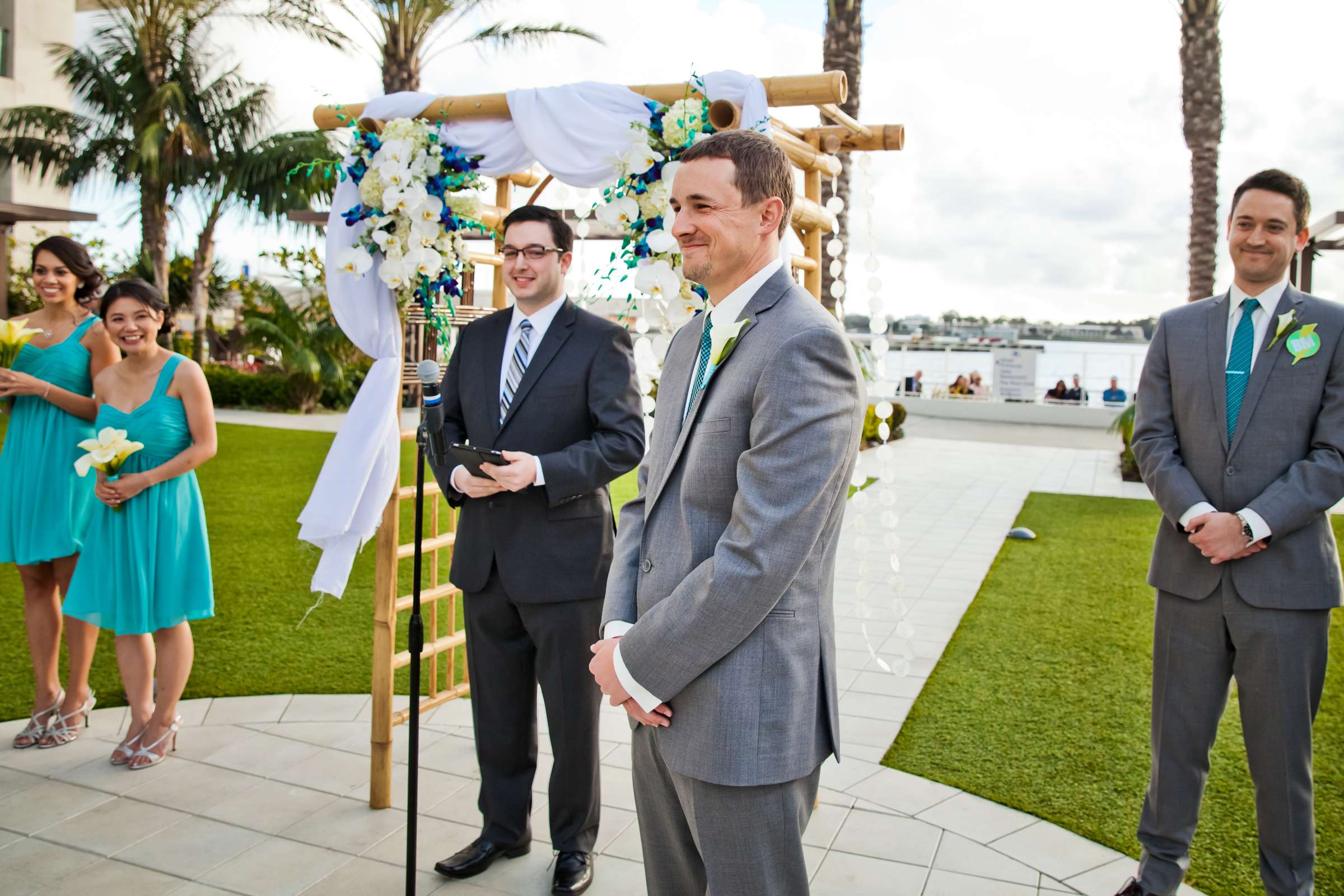 Hilton San Diego Bayfront Wedding coordinated by Holly Kalkin Weddings, Lauren and Stephen Wedding Photo #143464 by True Photography