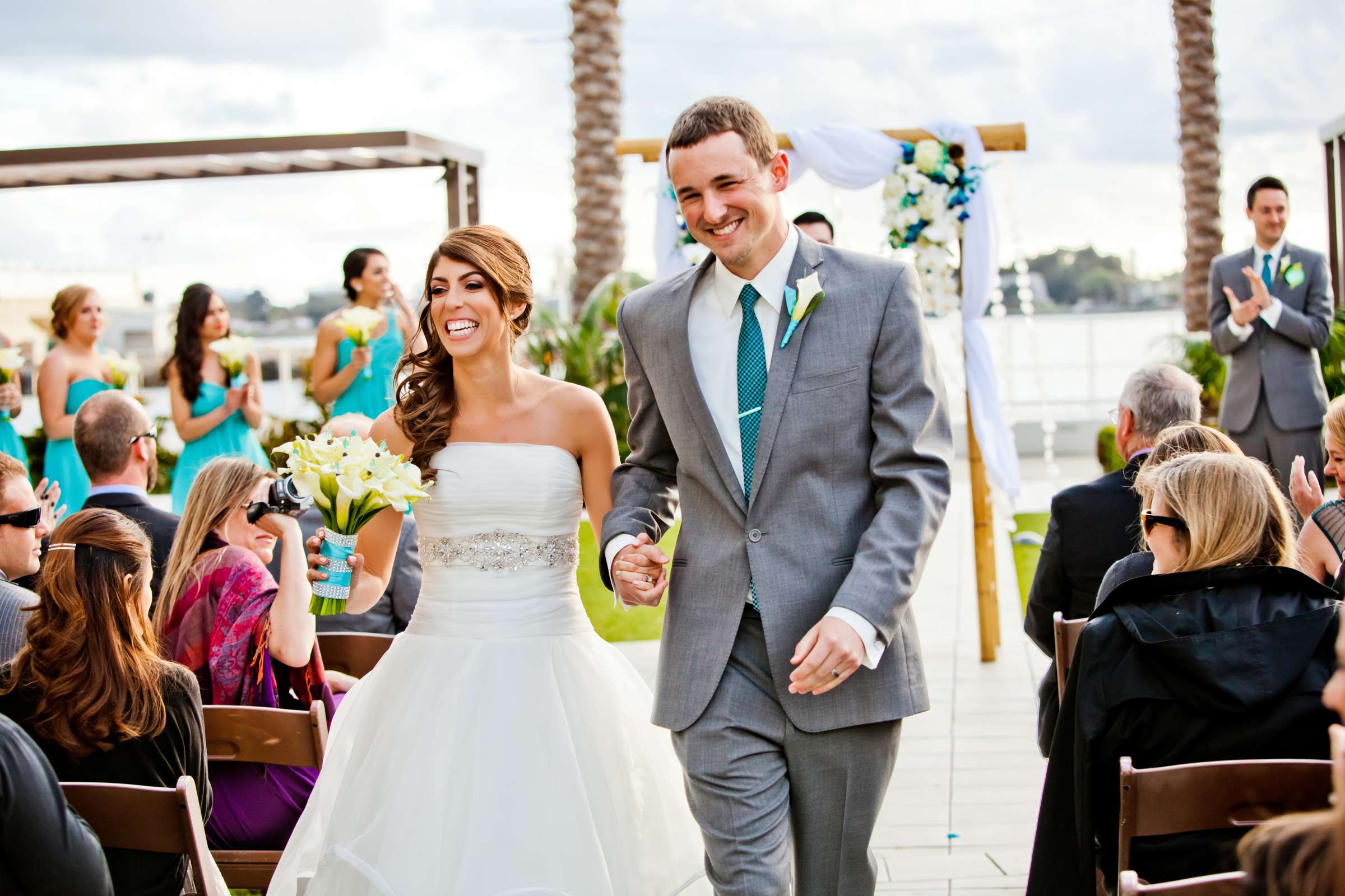 Ceremony at Hilton San Diego Bayfront Wedding coordinated by Holly Kalkin Weddings, Lauren and Stephen Wedding Photo #143472 by True Photography