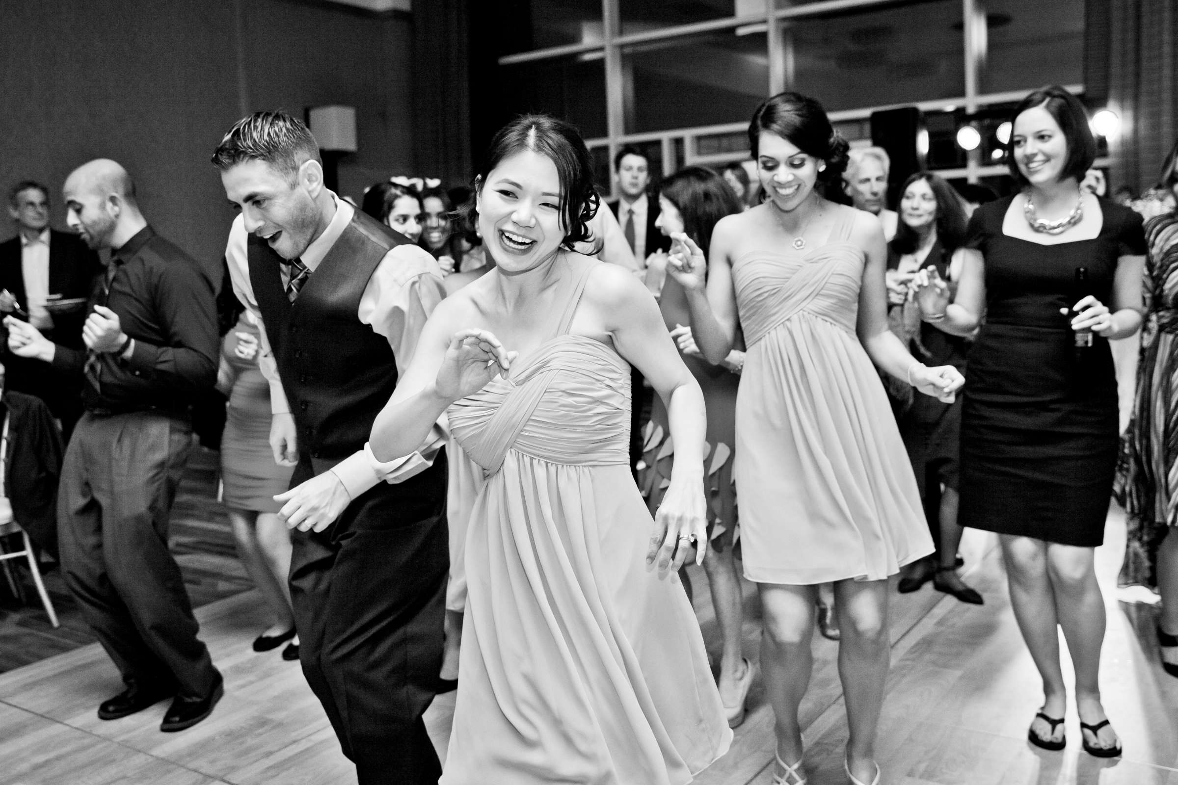 Dancing at Hilton San Diego Bayfront Wedding coordinated by Holly Kalkin Weddings, Lauren and Stephen Wedding Photo #143495 by True Photography