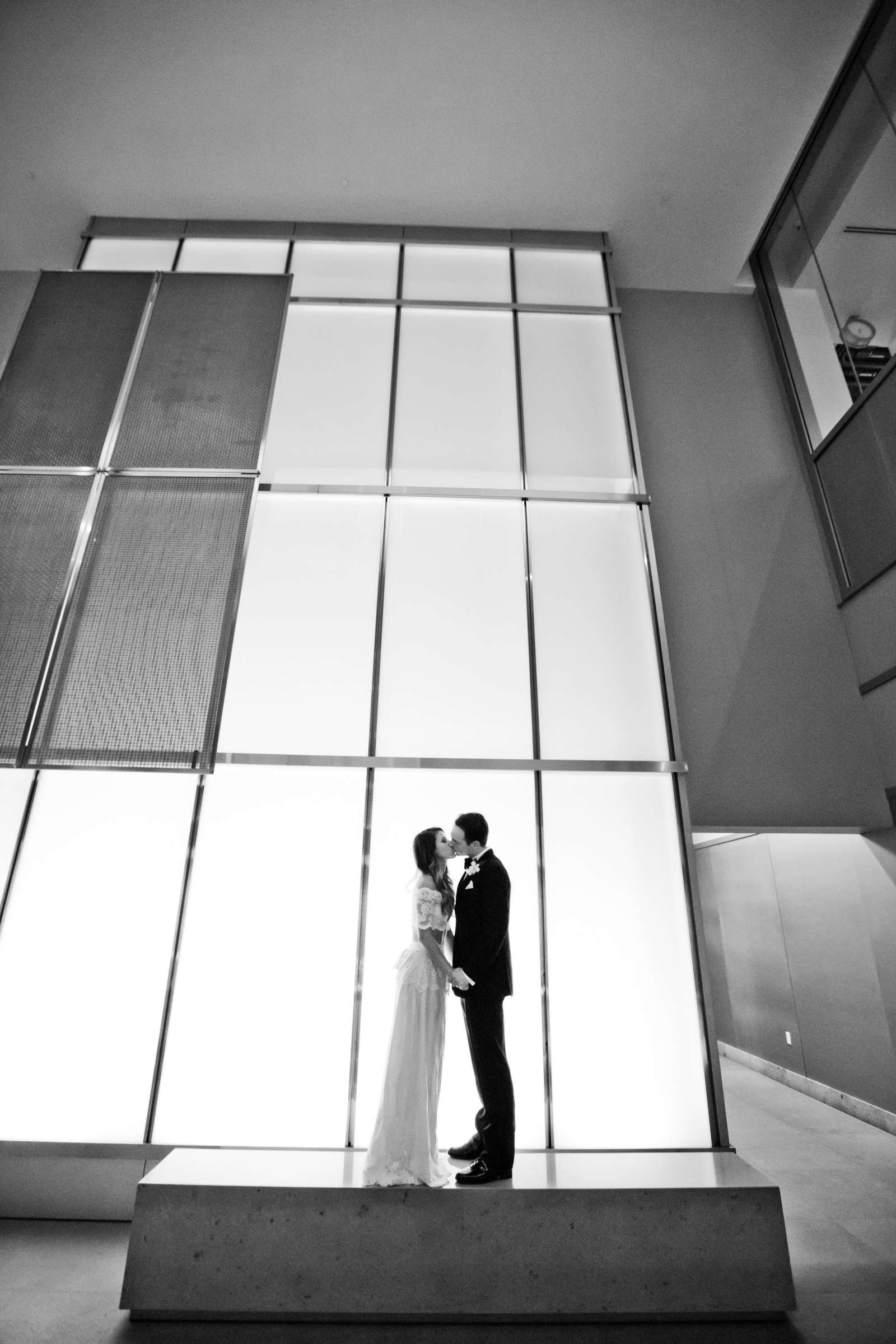 Black and White photo at The Ultimate Skybox Wedding, Megan and Codie Wedding Photo #143927 by True Photography