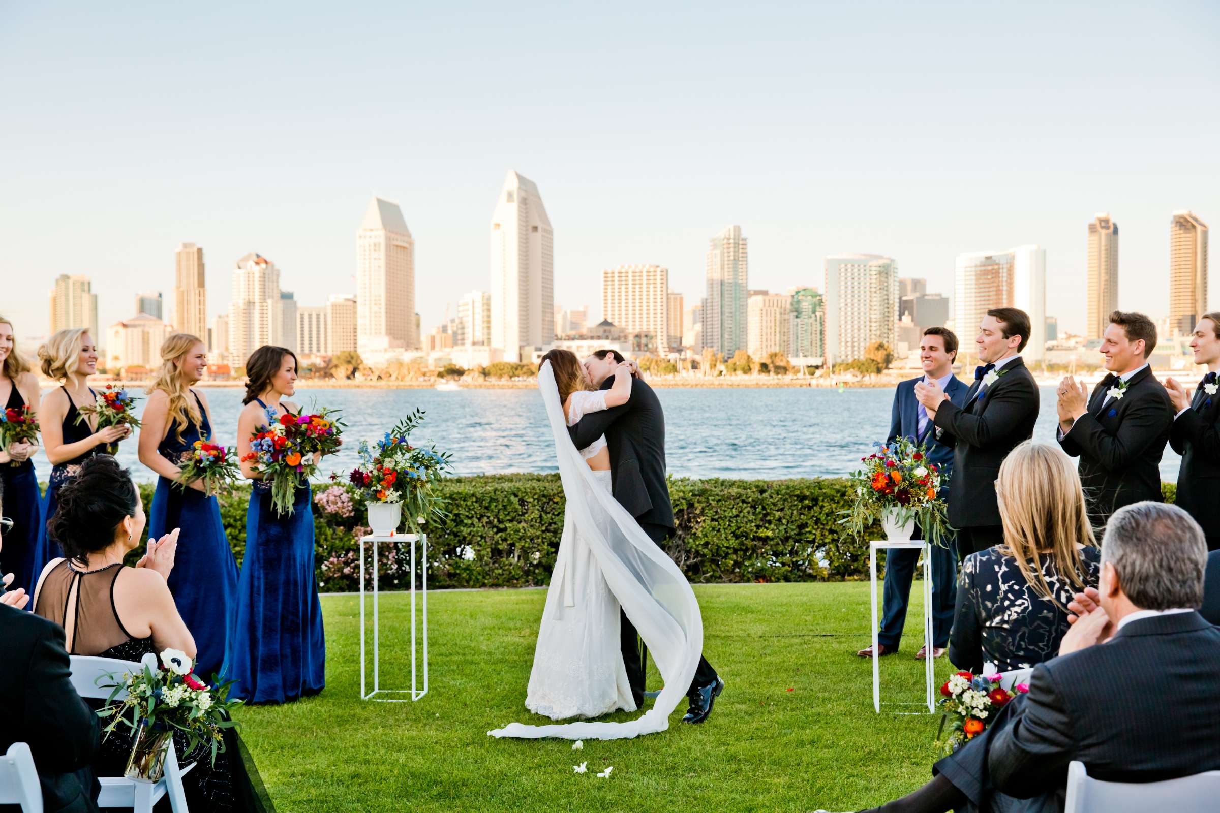 Ceremony at The Ultimate Skybox Wedding, Megan and Codie Wedding Photo #143962 by True Photography