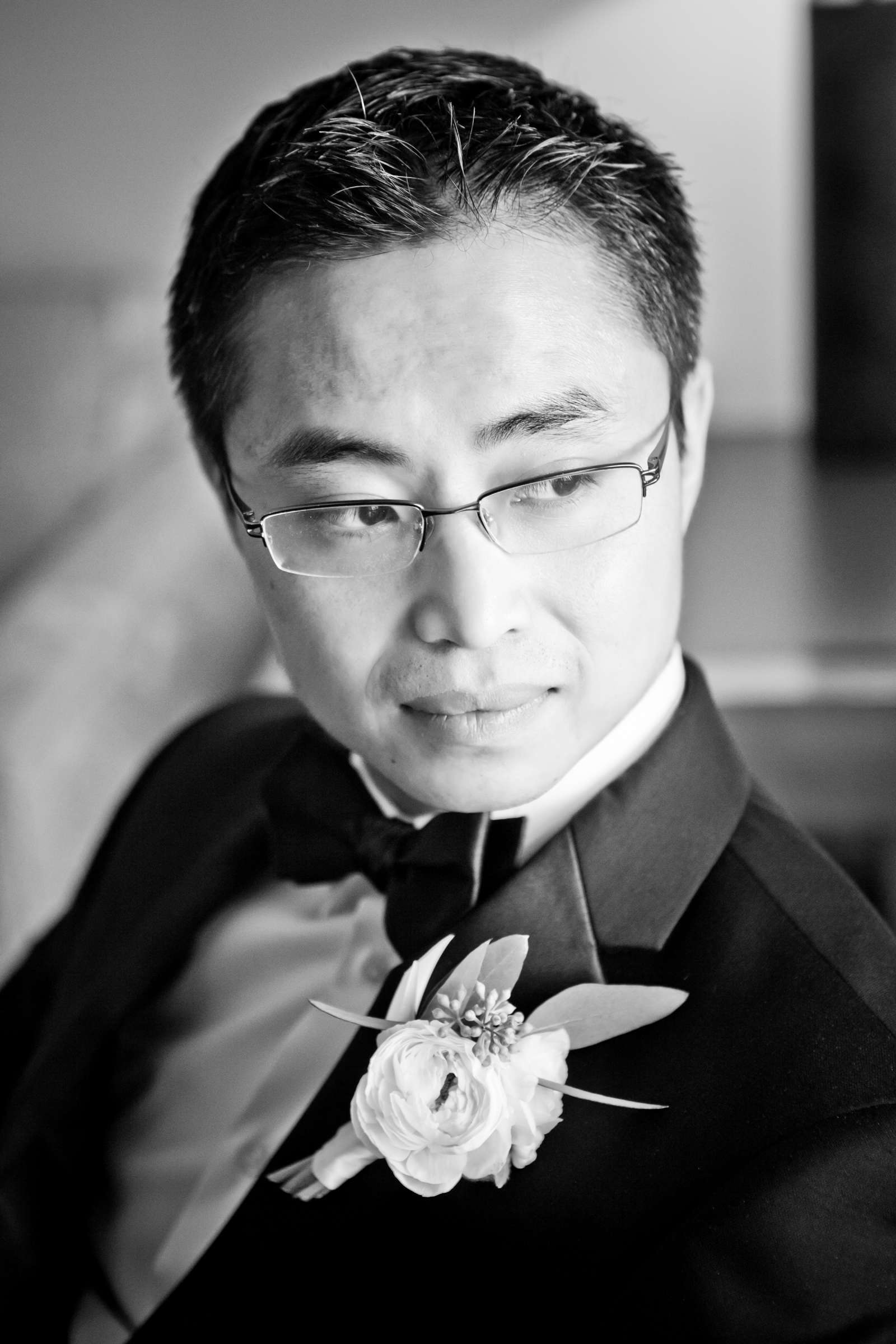 Black and White photo at Scripps Seaside Forum Wedding, Jessica and Tien Wedding Photo #144049 by True Photography