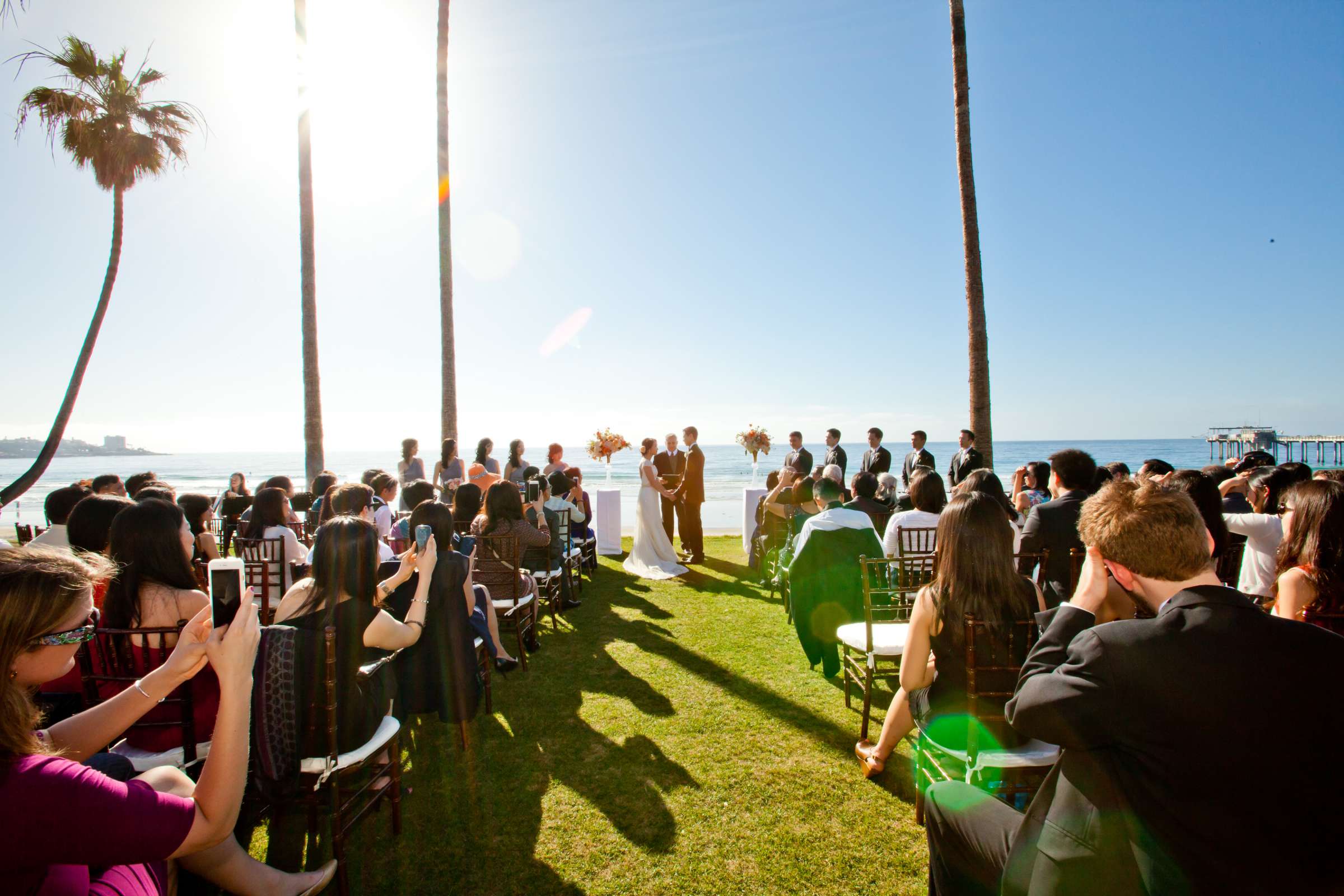 Ceremony at Scripps Seaside Forum Wedding, Jessica and Tien Wedding Photo #144070 by True Photography