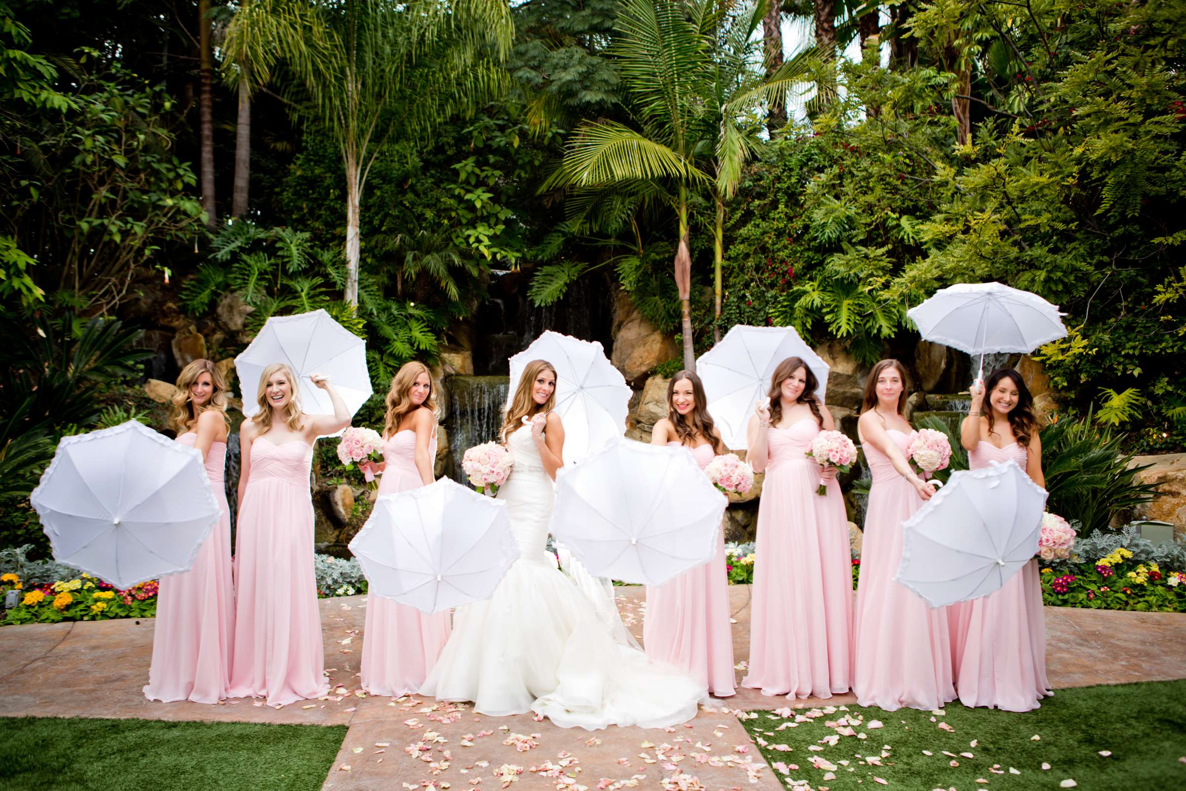 Bridesmaids at Grand Tradition Estate Wedding coordinated by Grand Tradition Estate, Sarah and Bradley Wedding Photo #11 by True Photography