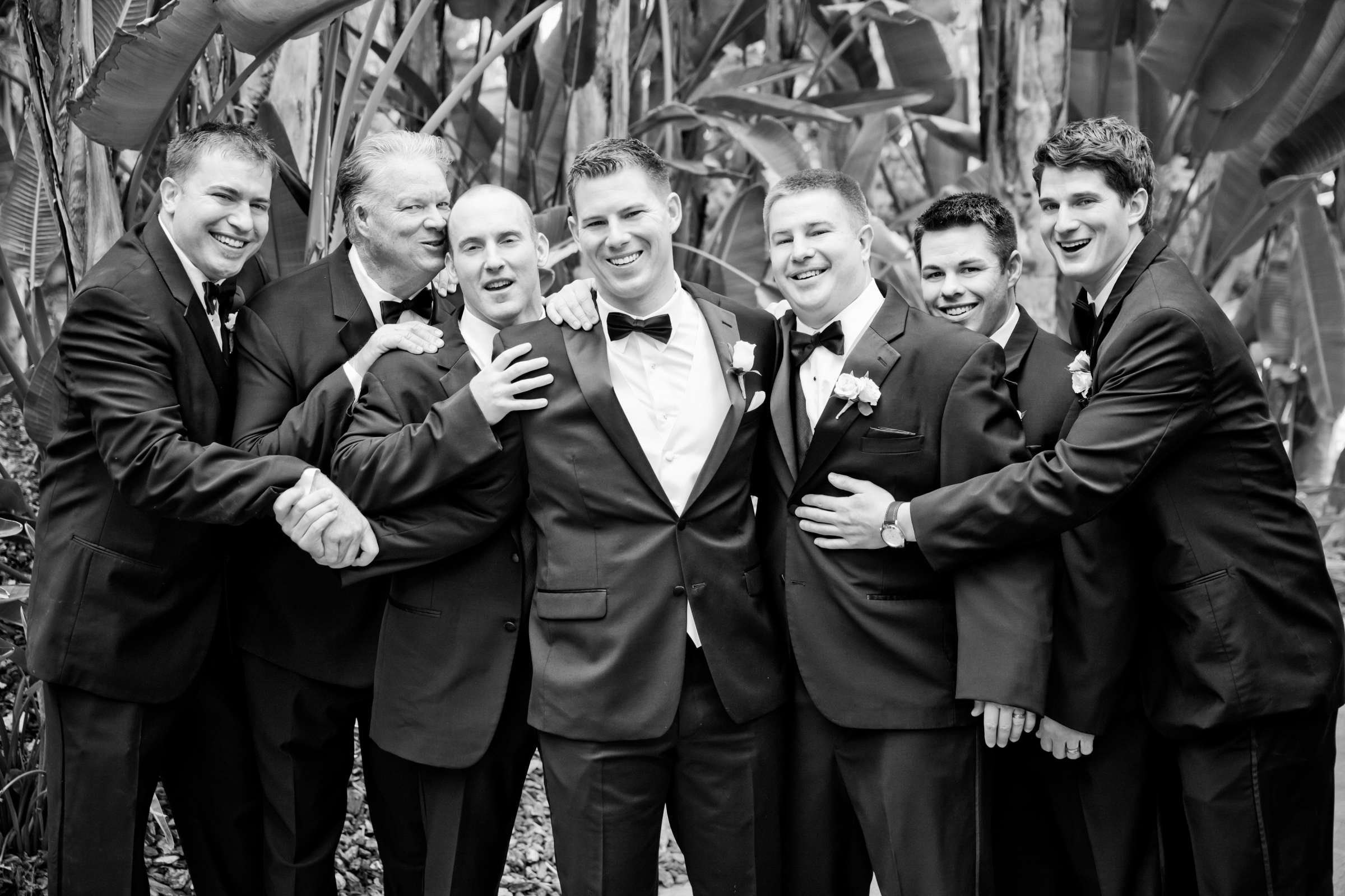 Black and White photo at Grand Tradition Estate Wedding coordinated by Grand Tradition Estate, Sarah and Bradley Wedding Photo #12 by True Photography