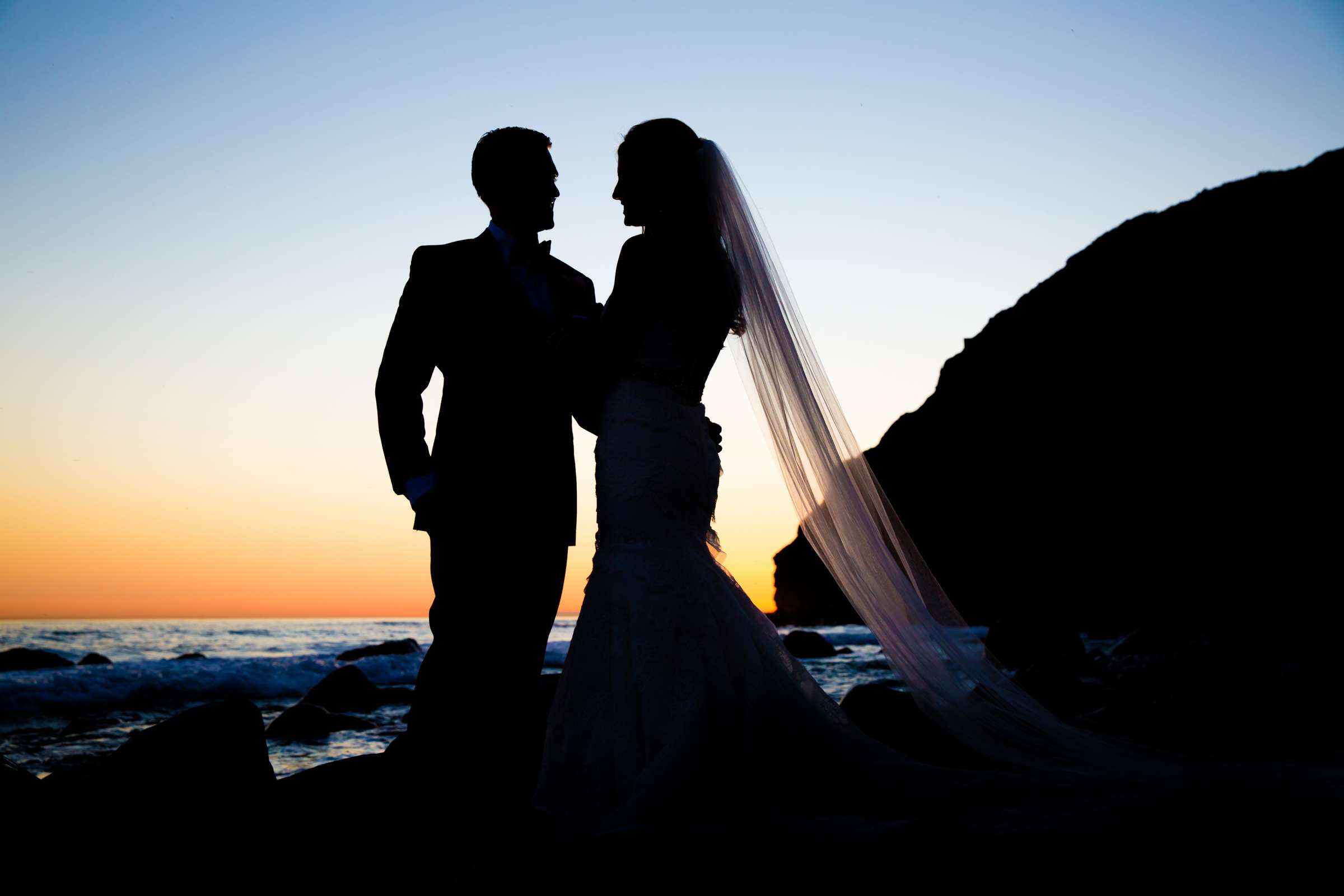 Sunset, Romantic moment at Dana Point Yacht Club Wedding, Cecilia and Ryan Wedding Photo #144559 by True Photography