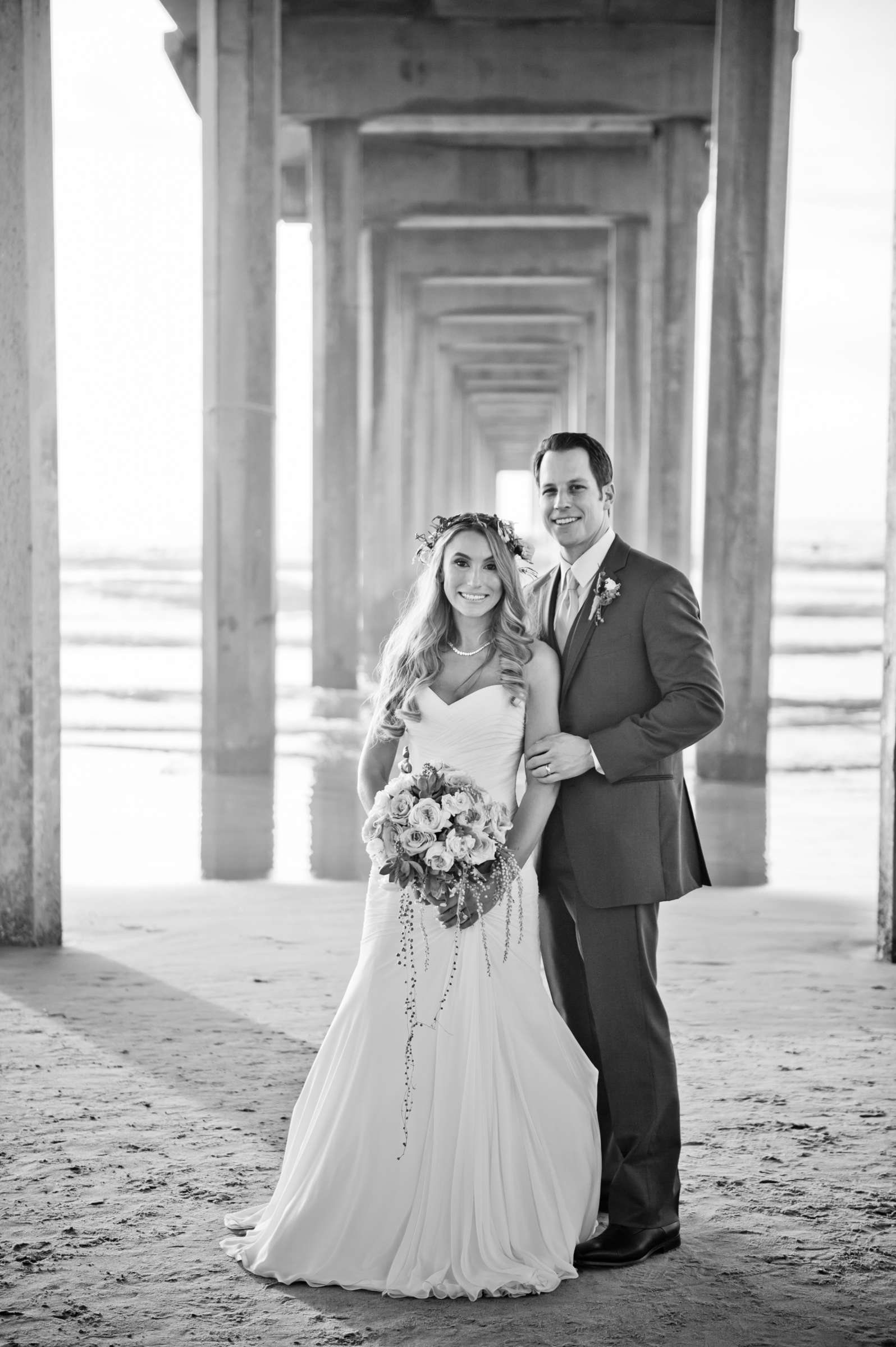 Scripps Seaside Forum Wedding coordinated by I Do Weddings, Adrienne and Noah Wedding Photo #11 by True Photography