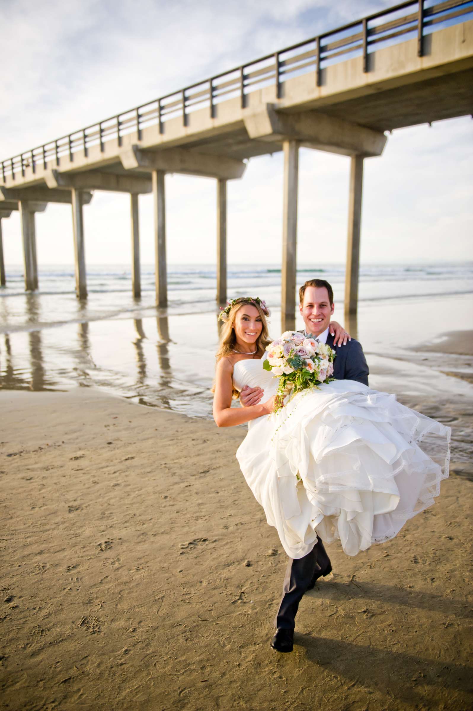 Scripps Seaside Forum Wedding coordinated by I Do Weddings, Adrienne and Noah Wedding Photo #2 by True Photography