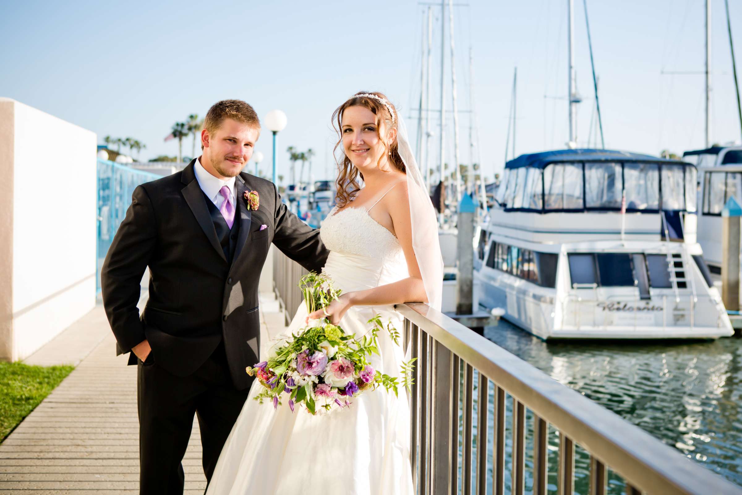 Coronado Cays Yacht Club Wedding coordinated by Creative Affairs Inc, Debra and Justin Wedding Photo #4 by True Photography
