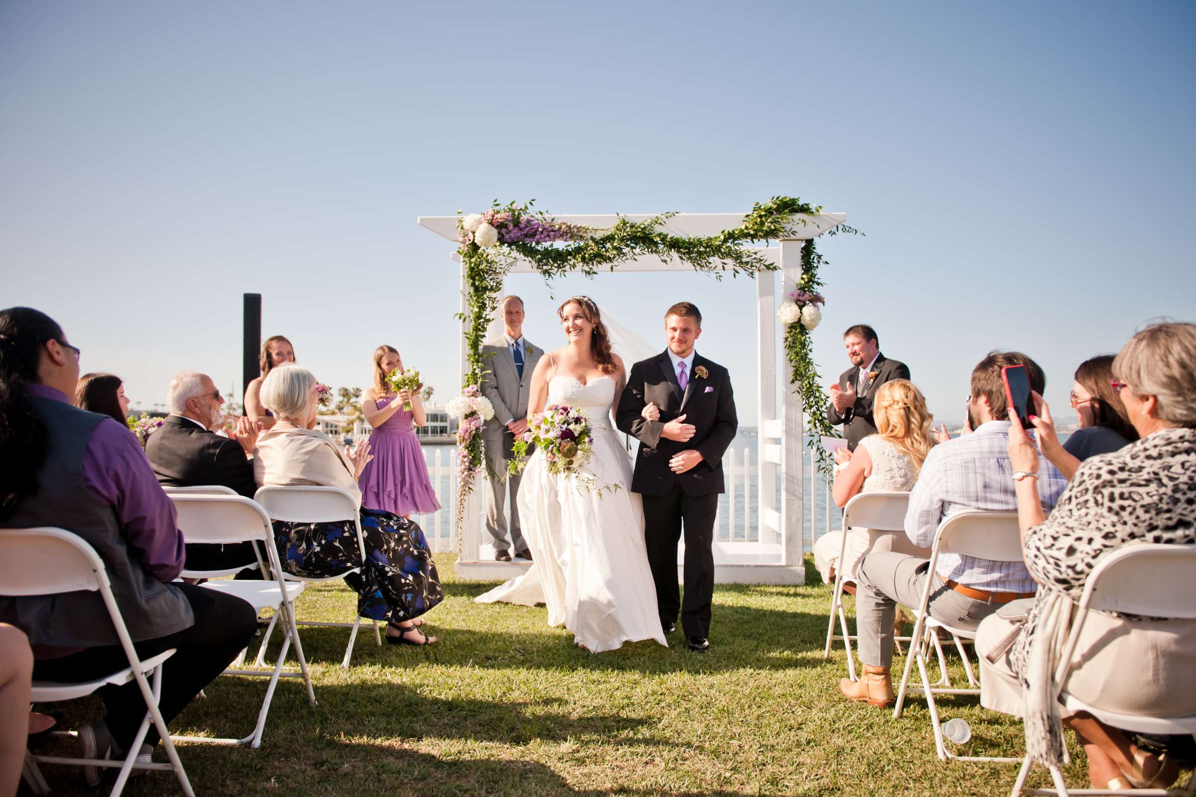 Coronado Cays Yacht Club Wedding coordinated by Creative Affairs Inc, Debra and Justin Wedding Photo #9 by True Photography