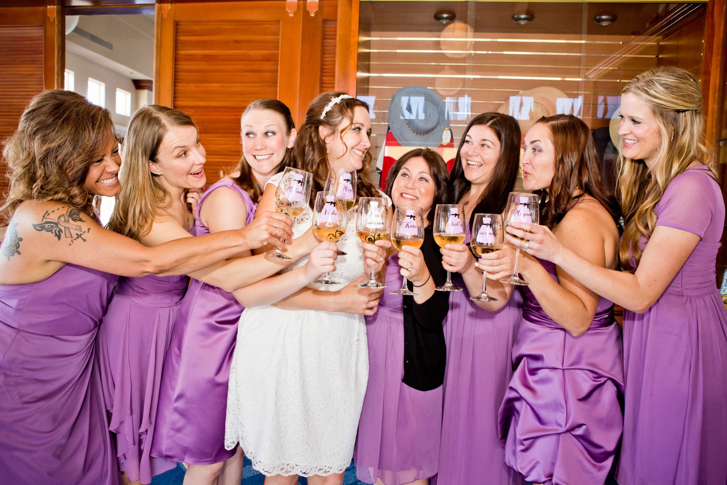 Coronado Cays Yacht Club Wedding coordinated by Creative Affairs Inc, Debra and Justin Wedding Photo #16 by True Photography
