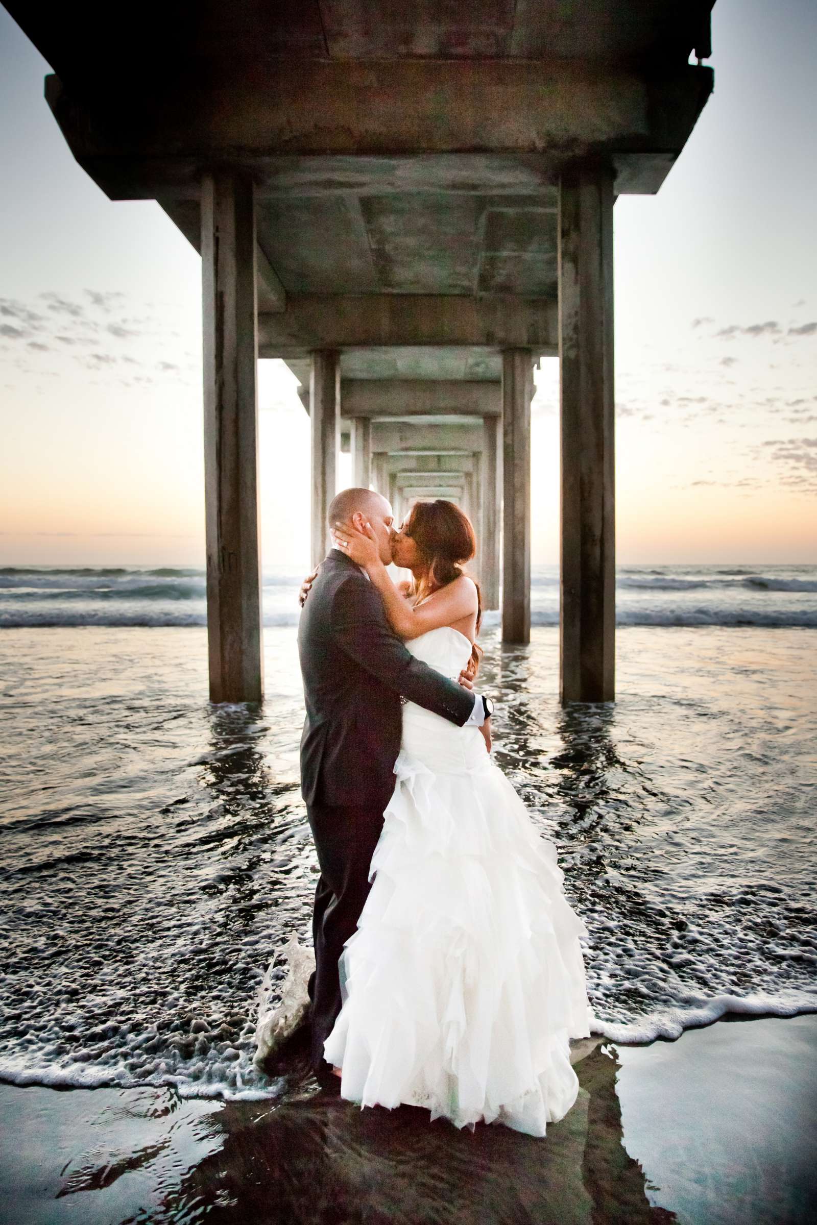 Scripps Seaside Forum Wedding coordinated by Creative Affairs Inc, Kristeen and Luke Wedding Photo #150090 by True Photography