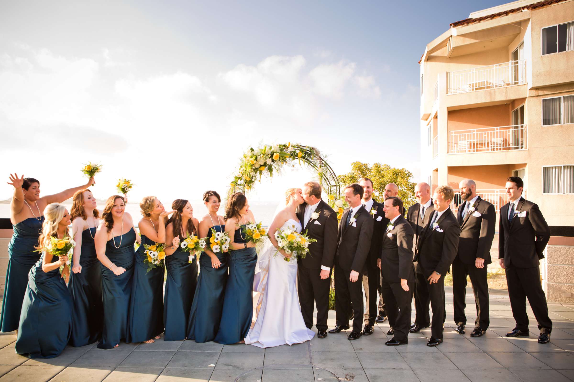 Loews Coronado Bay Resort Wedding coordinated by SD Weddings by Gina, Jennifer and Dave Wedding Photo #7 by True Photography