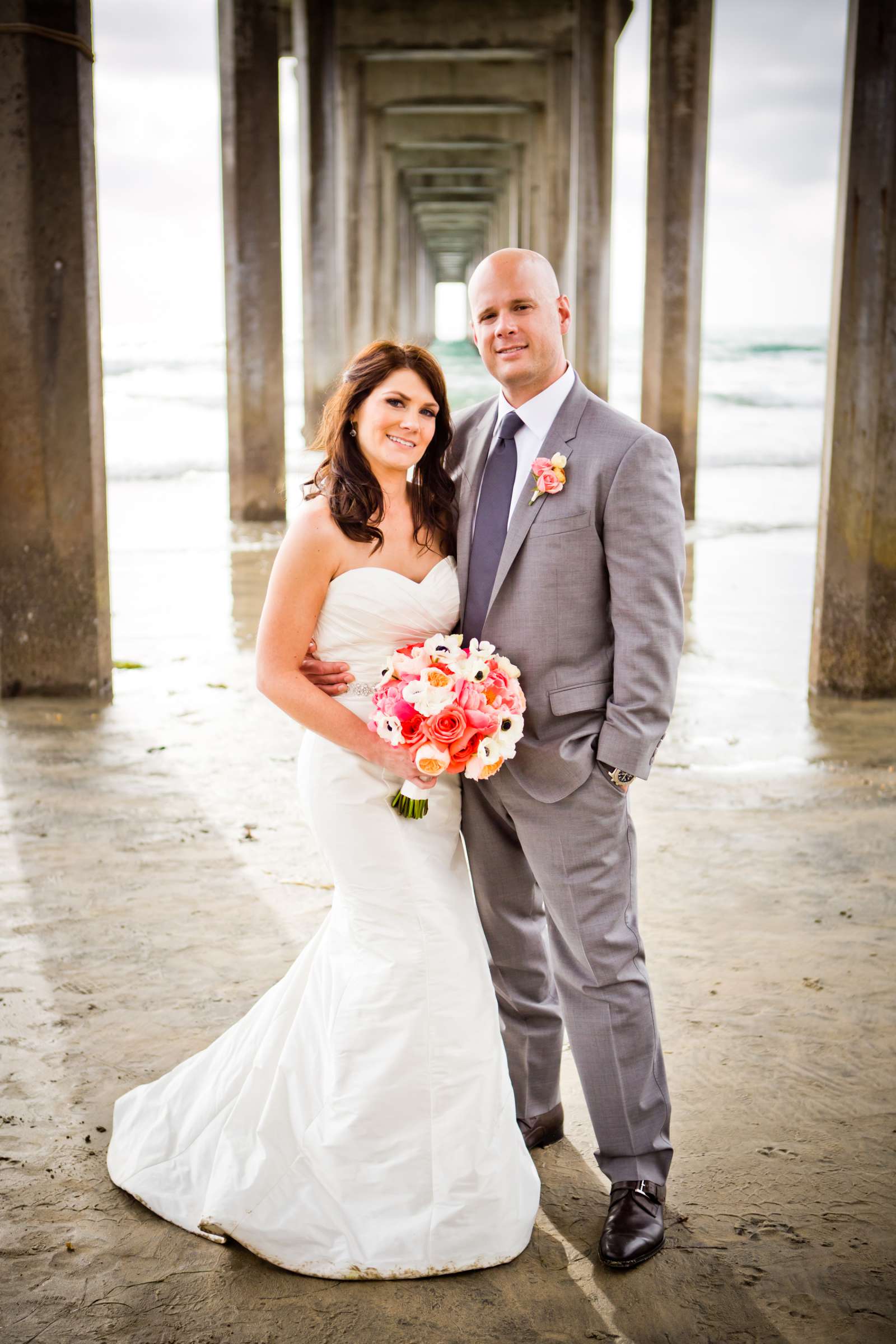 Scripps Seaside Forum Wedding coordinated by First Comes Love Weddings & Events, Lisa and Brett Wedding Photo #7 by True Photography