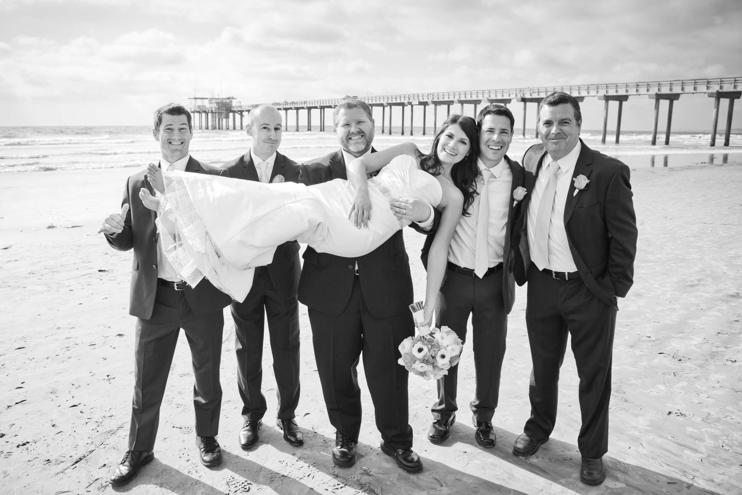 Scripps Seaside Forum Wedding coordinated by First Comes Love Weddings & Events, Lisa and Brett Wedding Photo #37 by True Photography