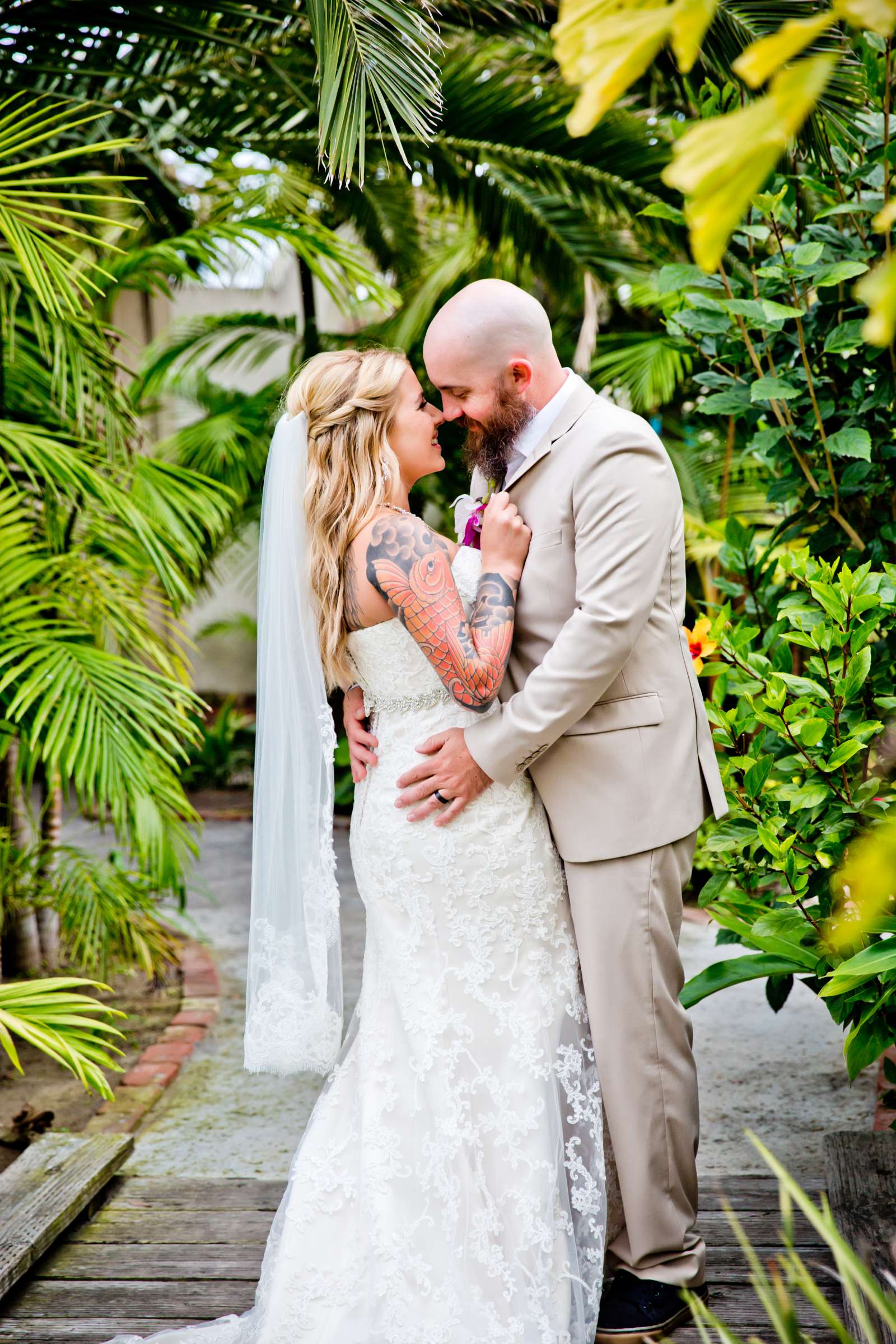 Wedding coordinated by Bahia Hotel, Katie and Tom Wedding Photo #1 by True Photography