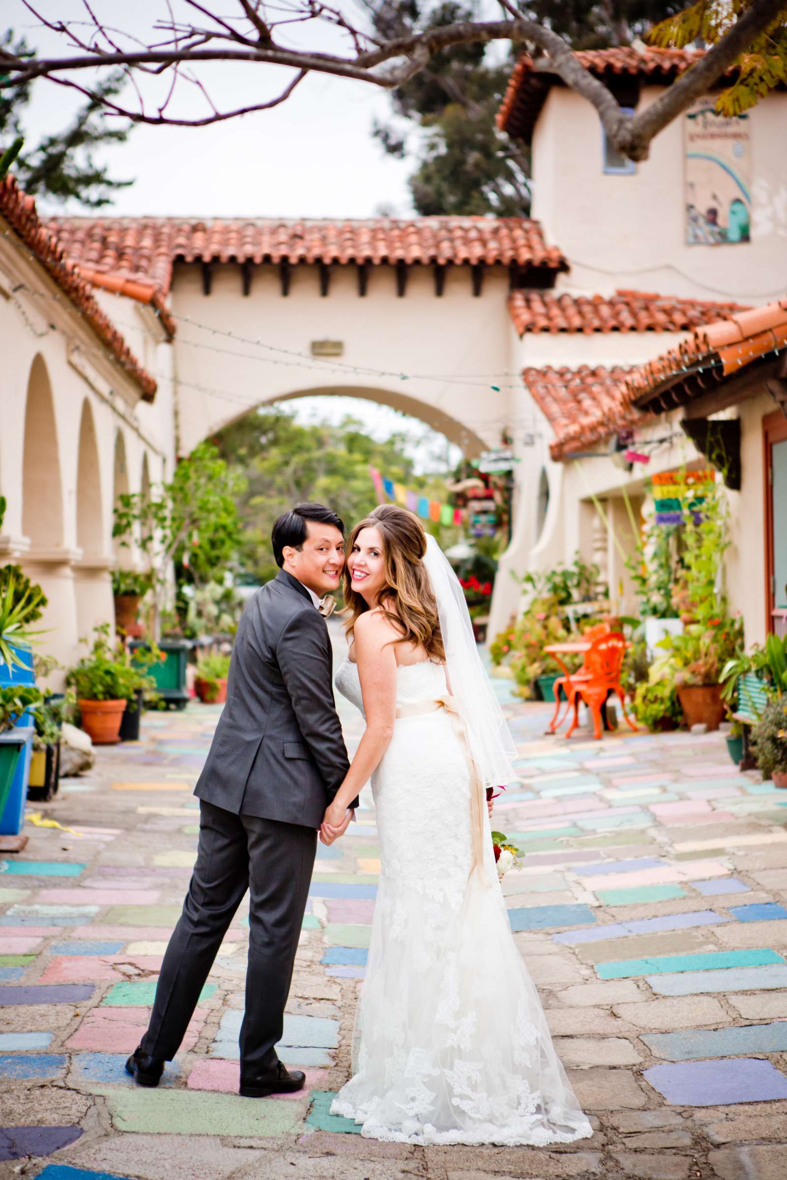 The Spanish Village Art Center (Balboa Park) Wedding coordinated by Cross My Heart Weddings, Diana and Nick Wedding Photo #26 by True Photography