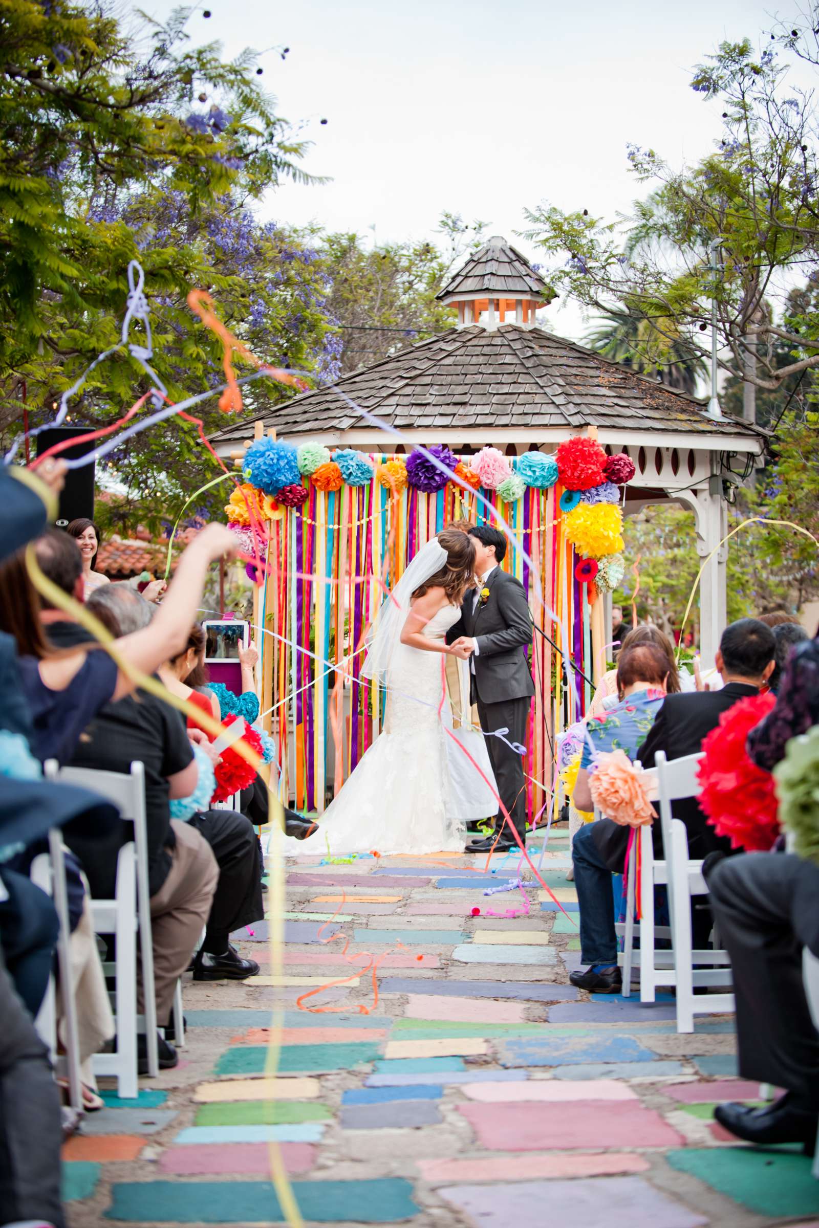 The Spanish Village Art Center (Balboa Park) Wedding coordinated by Cross My Heart Weddings, Diana and Nick Wedding Photo #47 by True Photography