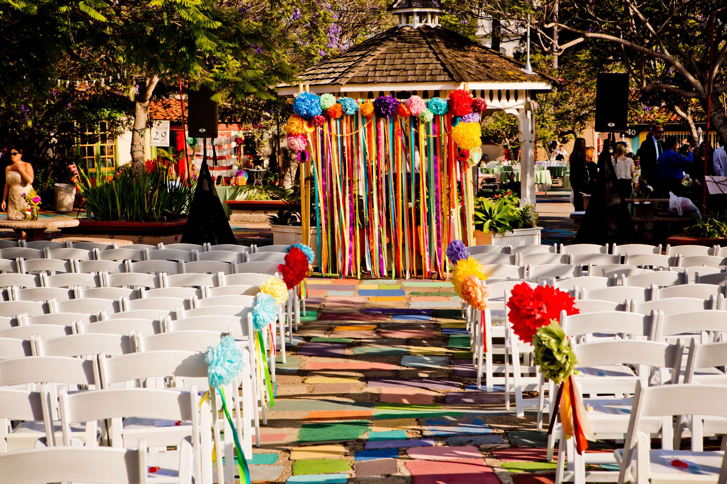 The Spanish Village Art Center (Balboa Park) Wedding coordinated by Cross My Heart Weddings, Diana and Nick Wedding Photo #69 by True Photography