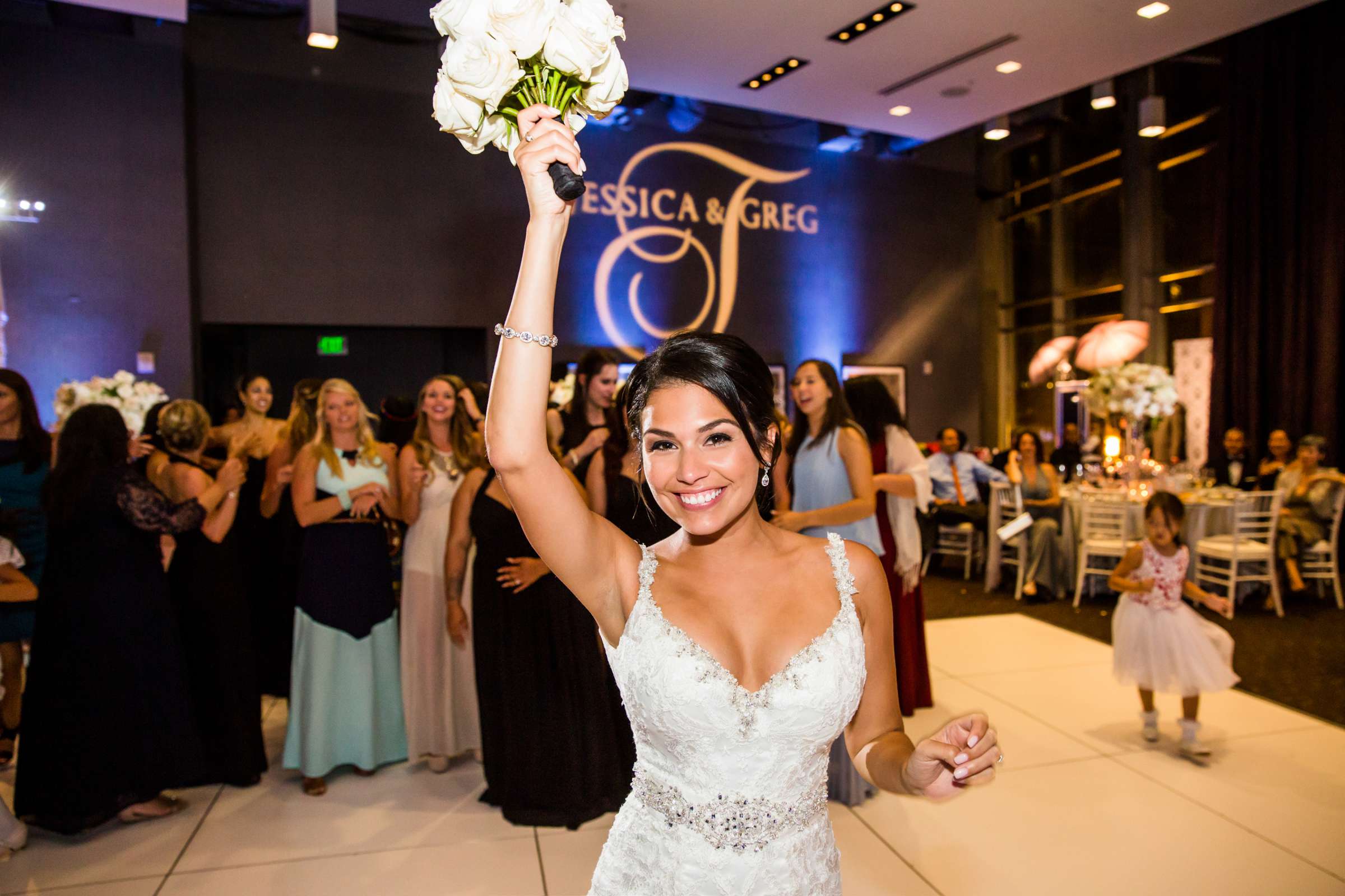 Hard Rock Hotel-San Diego Wedding coordinated by First Comes Love Weddings & Events, Jessica and Gregory Wedding Photo #85 by True Photography