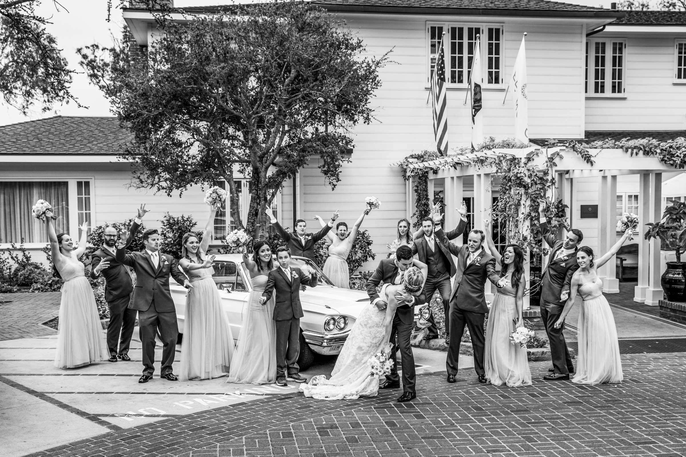 Bridal Party at Belmond El Encanto Wedding coordinated by Green Ribbon Weddings, Joanna and Jamie Wedding Photo #11 by True Photography