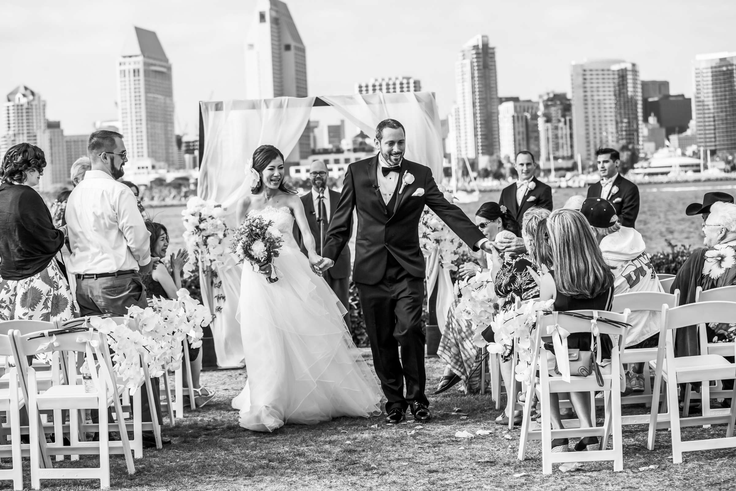 Centennial Park Wedding coordinated by First Comes Love Weddings & Events, Yuko and Chase Wedding Photo #45 by True Photography