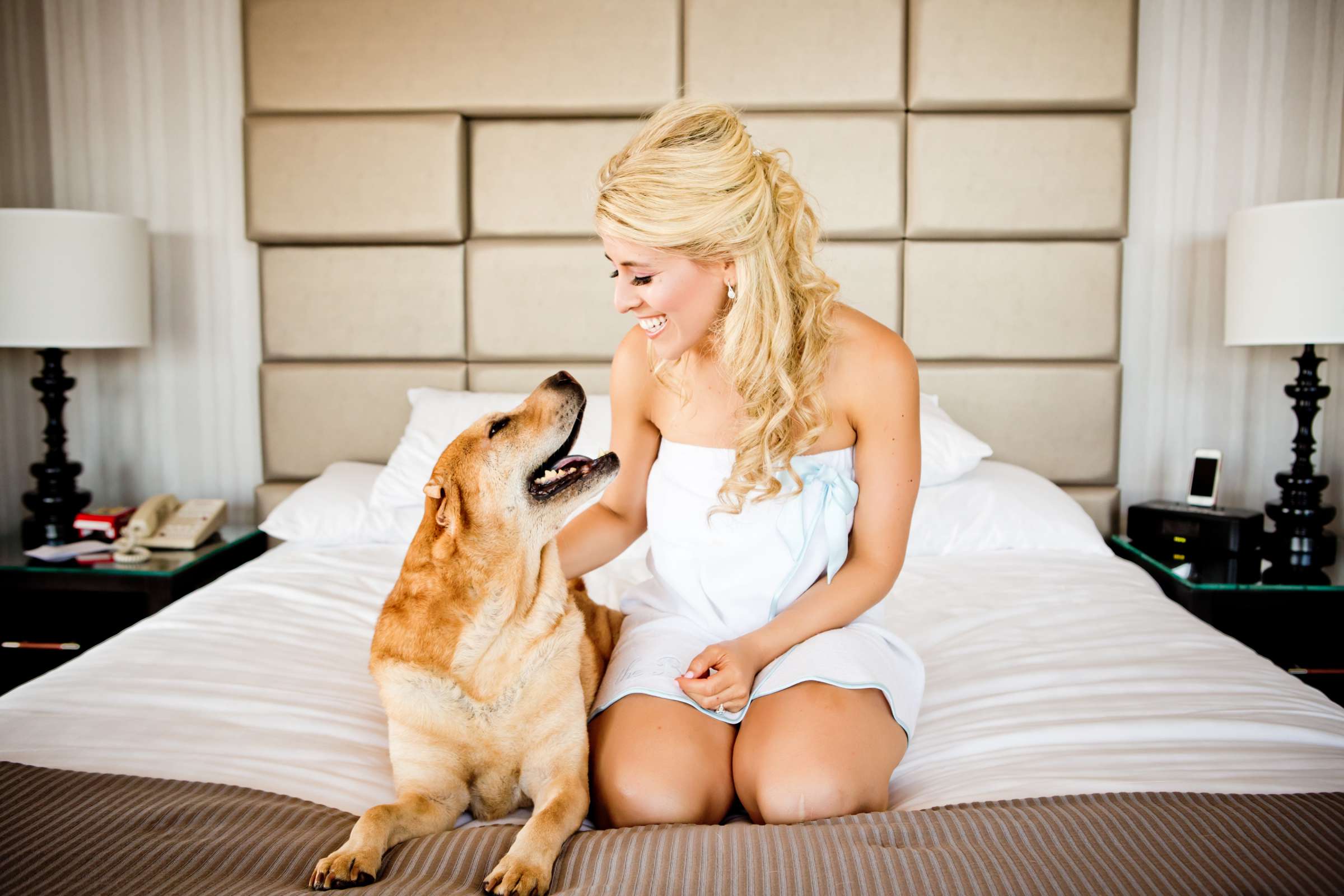 Pets at Manchester Grand Hyatt San Diego Wedding coordinated by Lavish Weddings, Robyn and Chris Wedding Photo #26 by True Photography