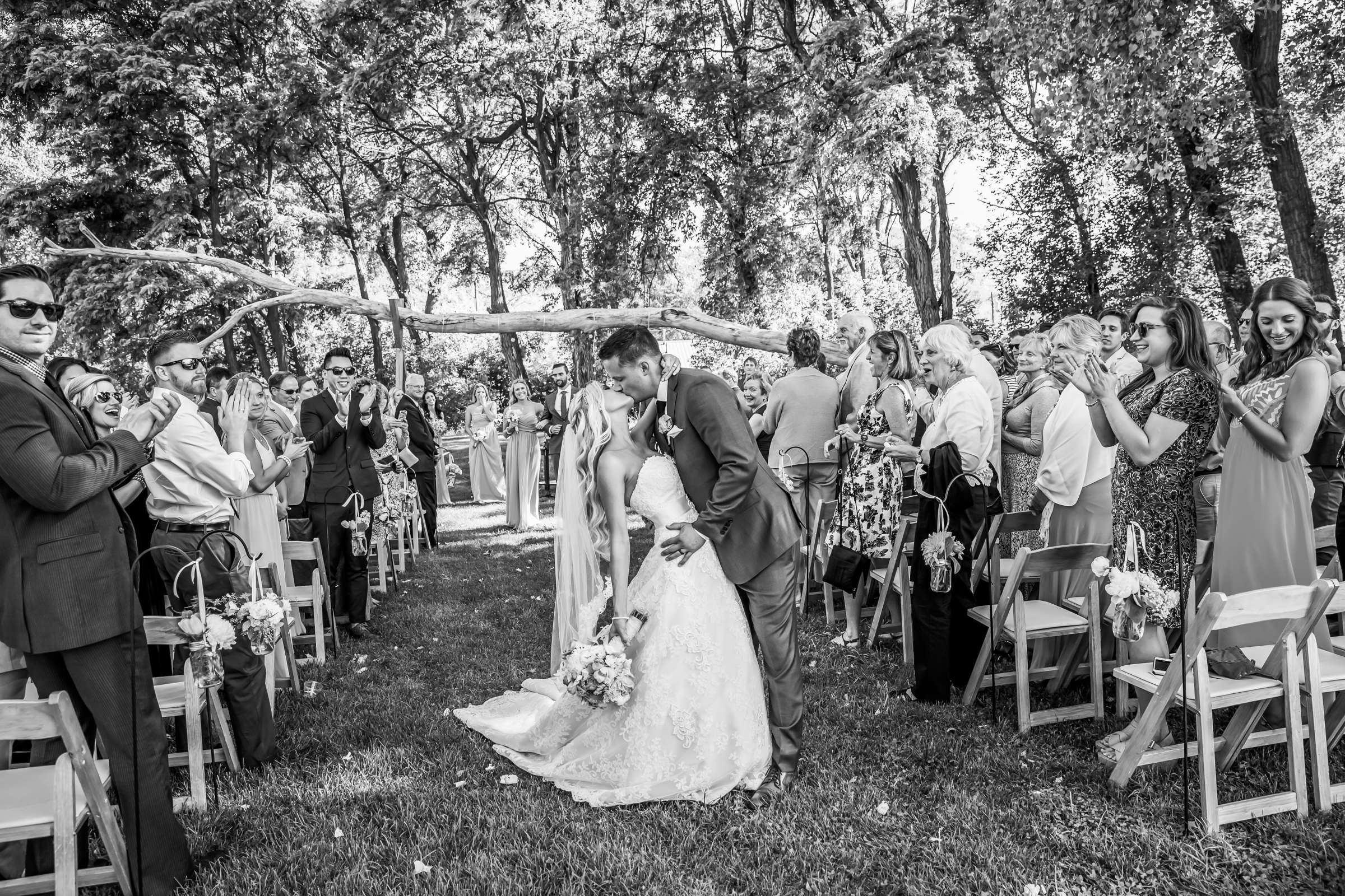 The Lyons Farmette Wedding coordinated by A Touch Of Bliss, Elizabeth (Boots) and Matthew Wedding Photo #60 by True Photography