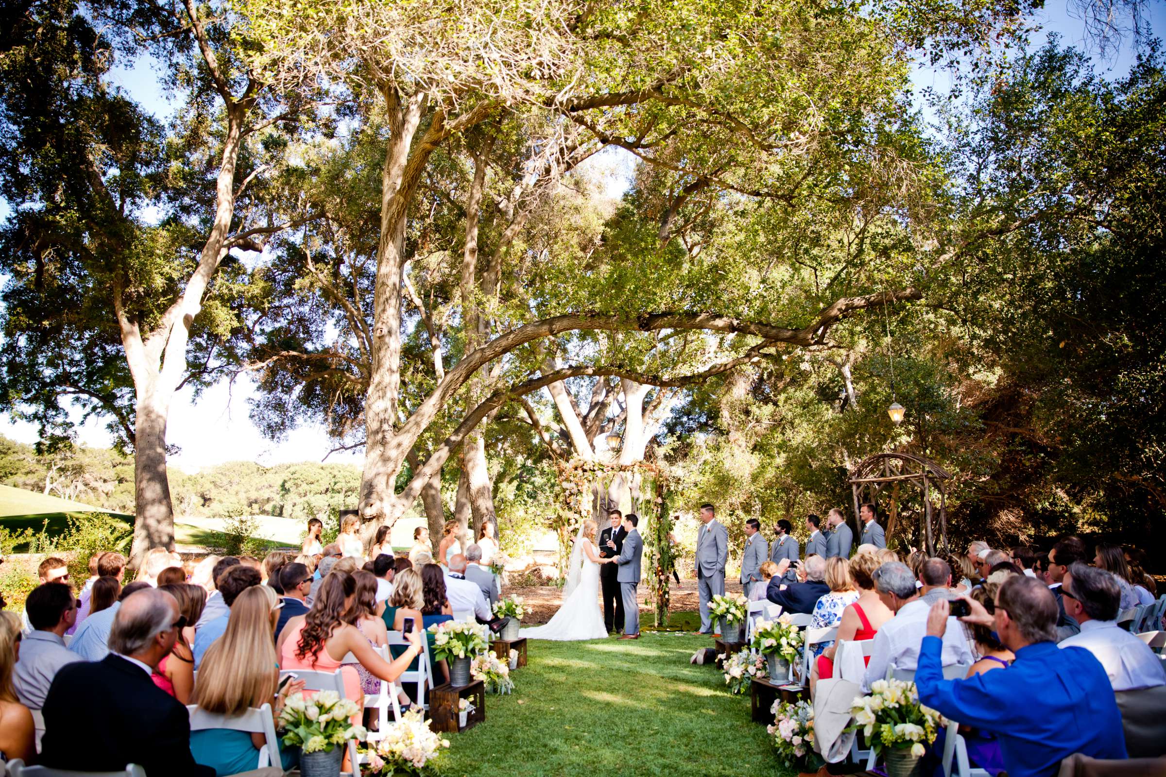 Ceremony at Temecula Creek Inn Wedding coordinated by Emily Smiley, Katie and John Wedding Photo #15 by True Photography