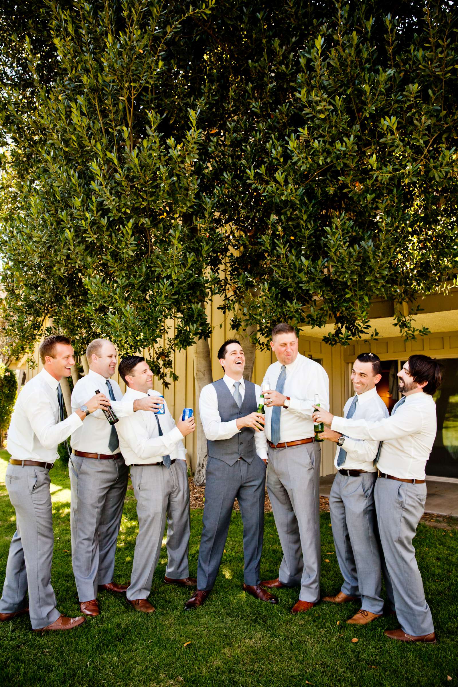 Groomsmen at Temecula Creek Inn Wedding coordinated by Emily Smiley, Katie and John Wedding Photo #40 by True Photography