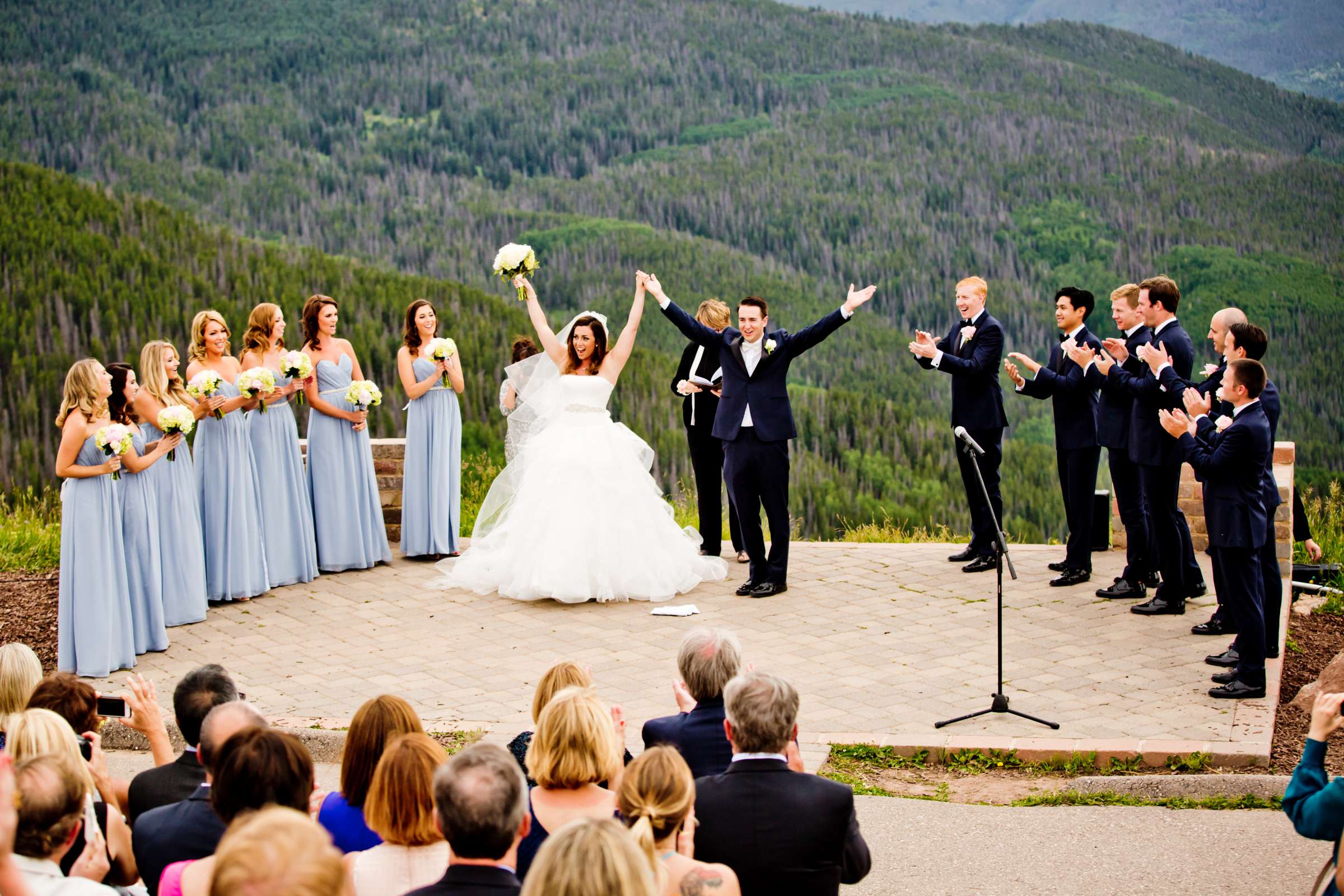 The Vail Wedding Deck Wedding, Morgan and Gregory Wedding Photo #41 by True Photography