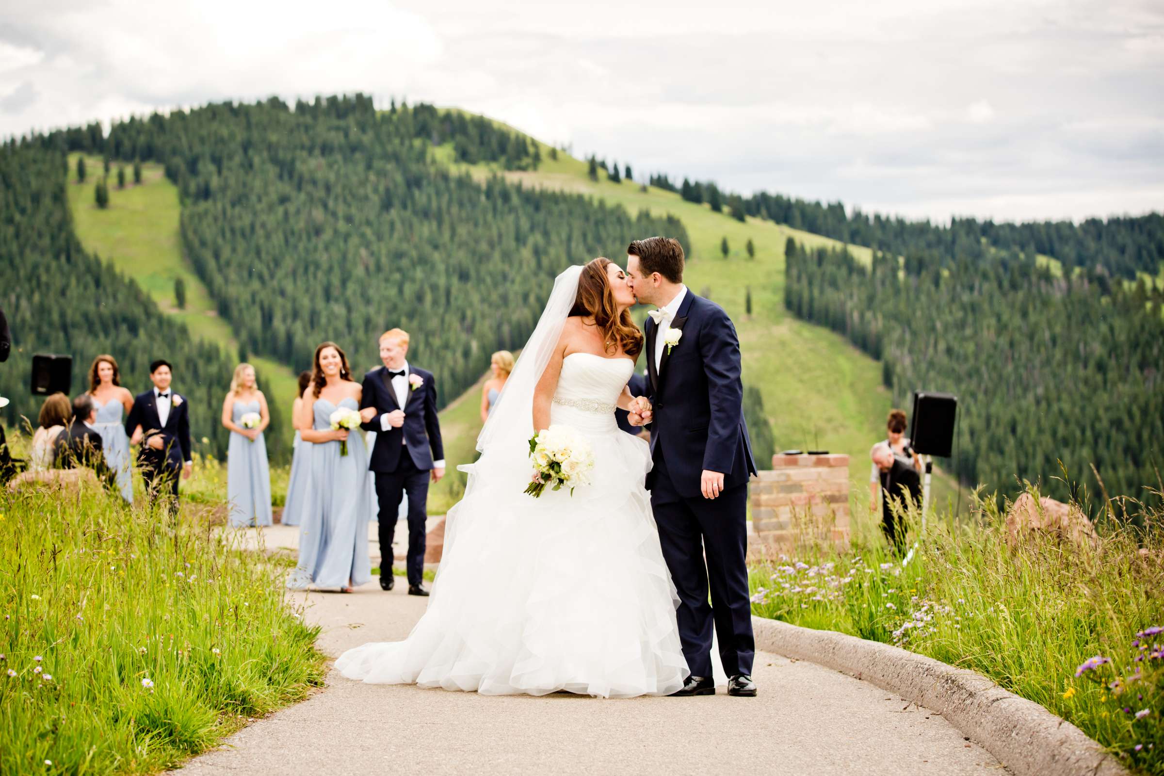 The Vail Wedding Deck Wedding, Morgan and Gregory Wedding Photo #42 by True Photography