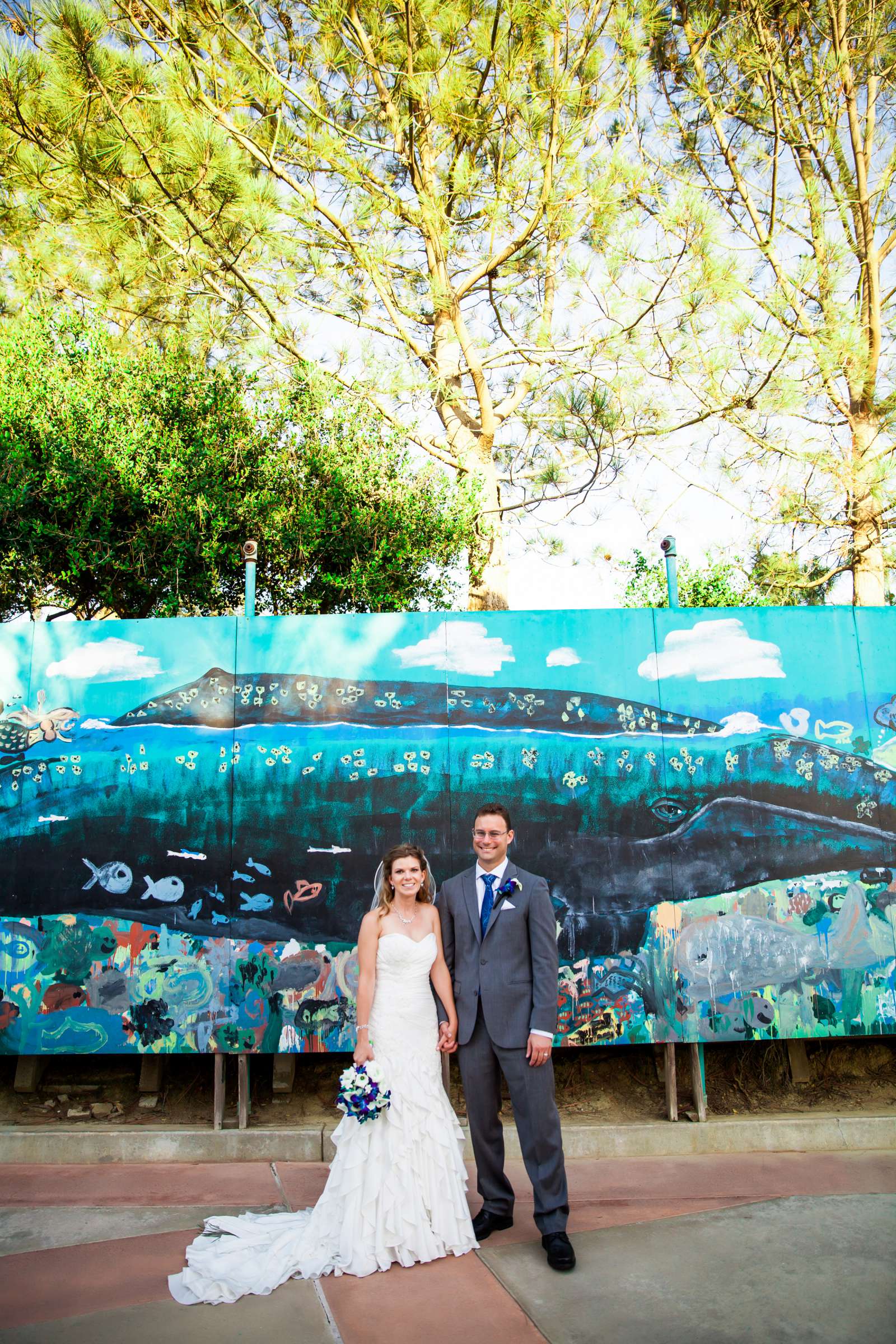 Birch Aquarium at Scripps Wedding, Cami and Zane Wedding Photo #2 by True Photography