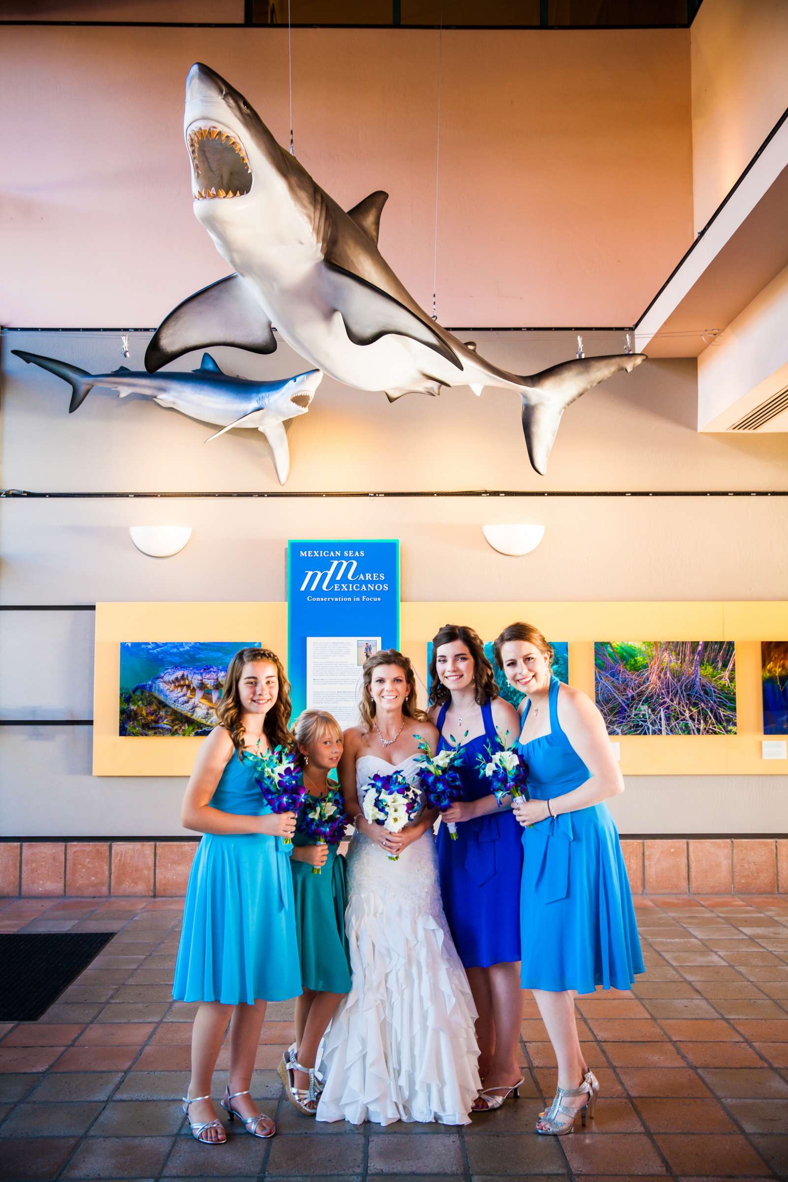 Birch Aquarium at Scripps Wedding, Cami and Zane Wedding Photo #25 by True Photography