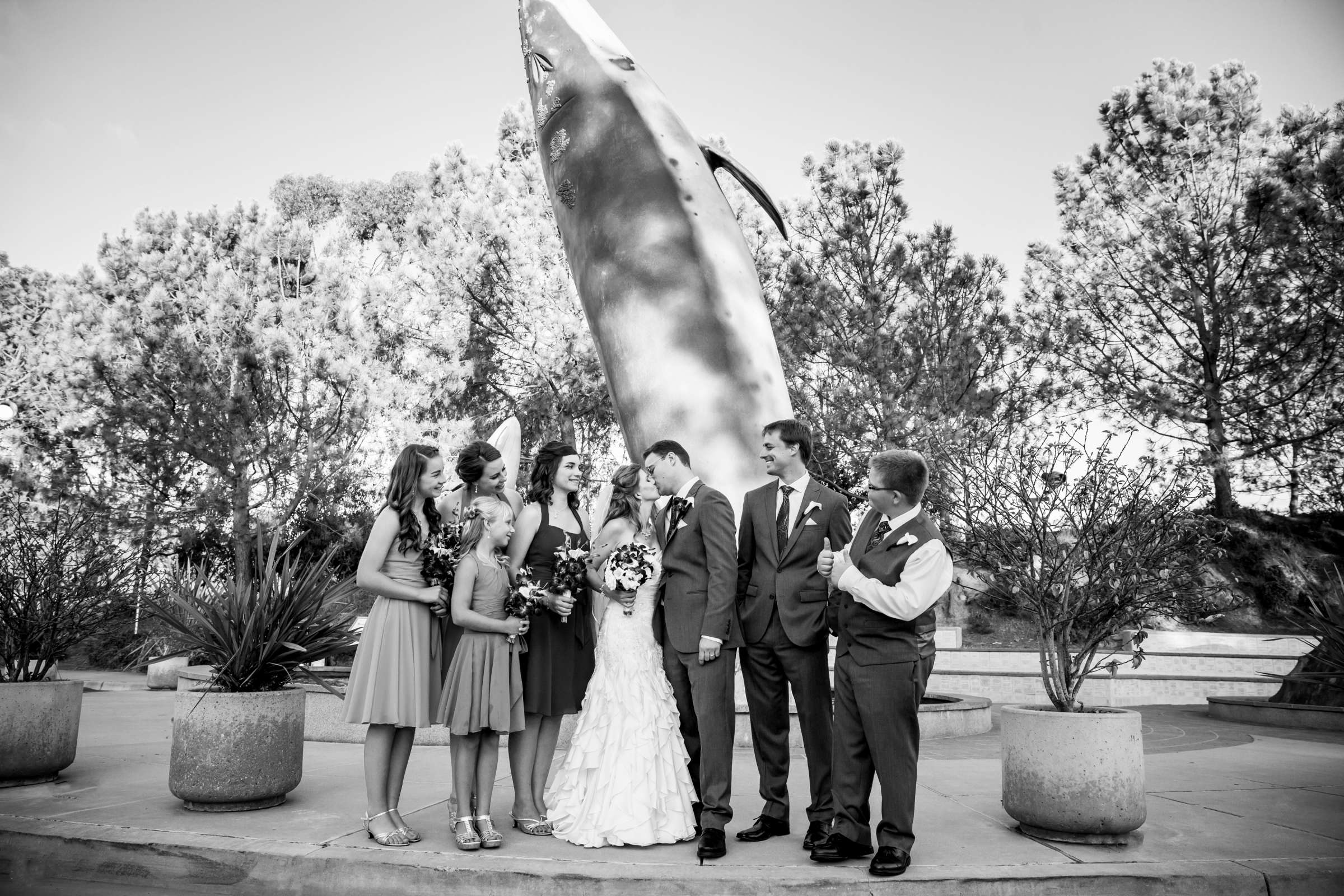 Birch Aquarium at Scripps Wedding, Cami and Zane Wedding Photo #47 by True Photography