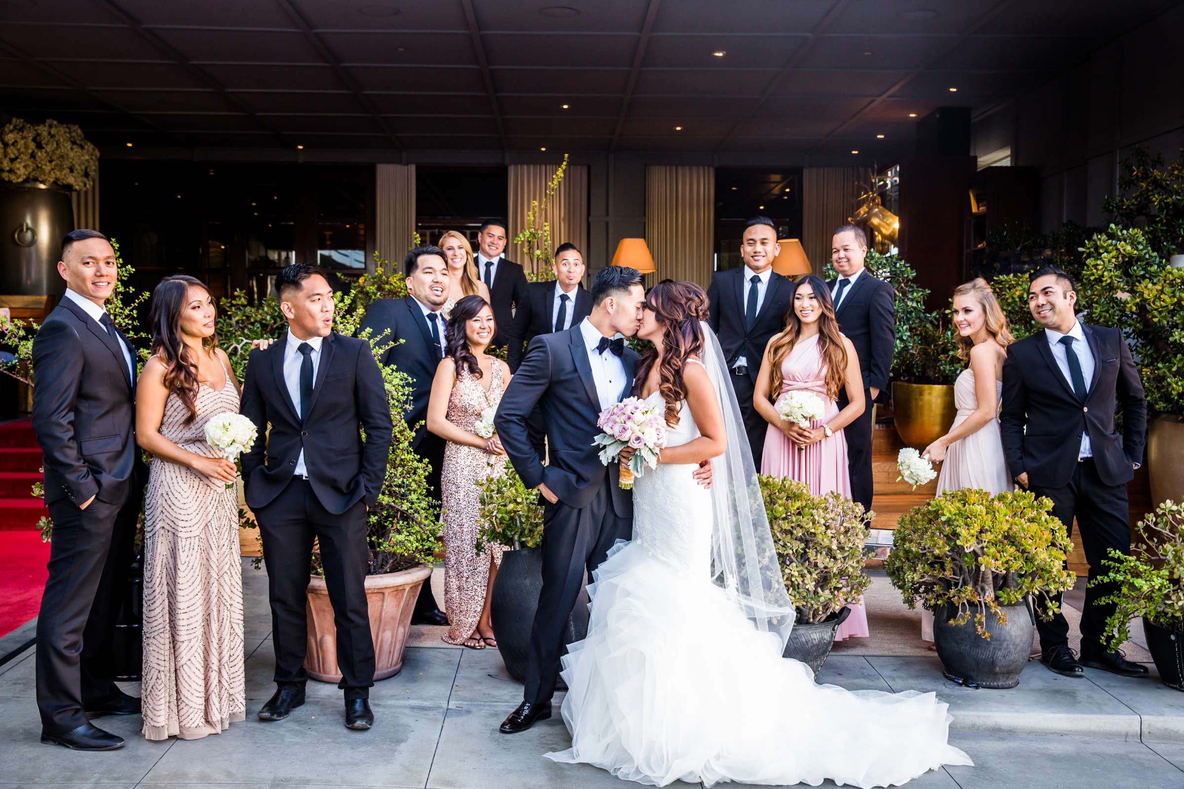 SLS Hotel at Beverly Hills Wedding, Justine and Jason Wedding Photo #15 by True Photography