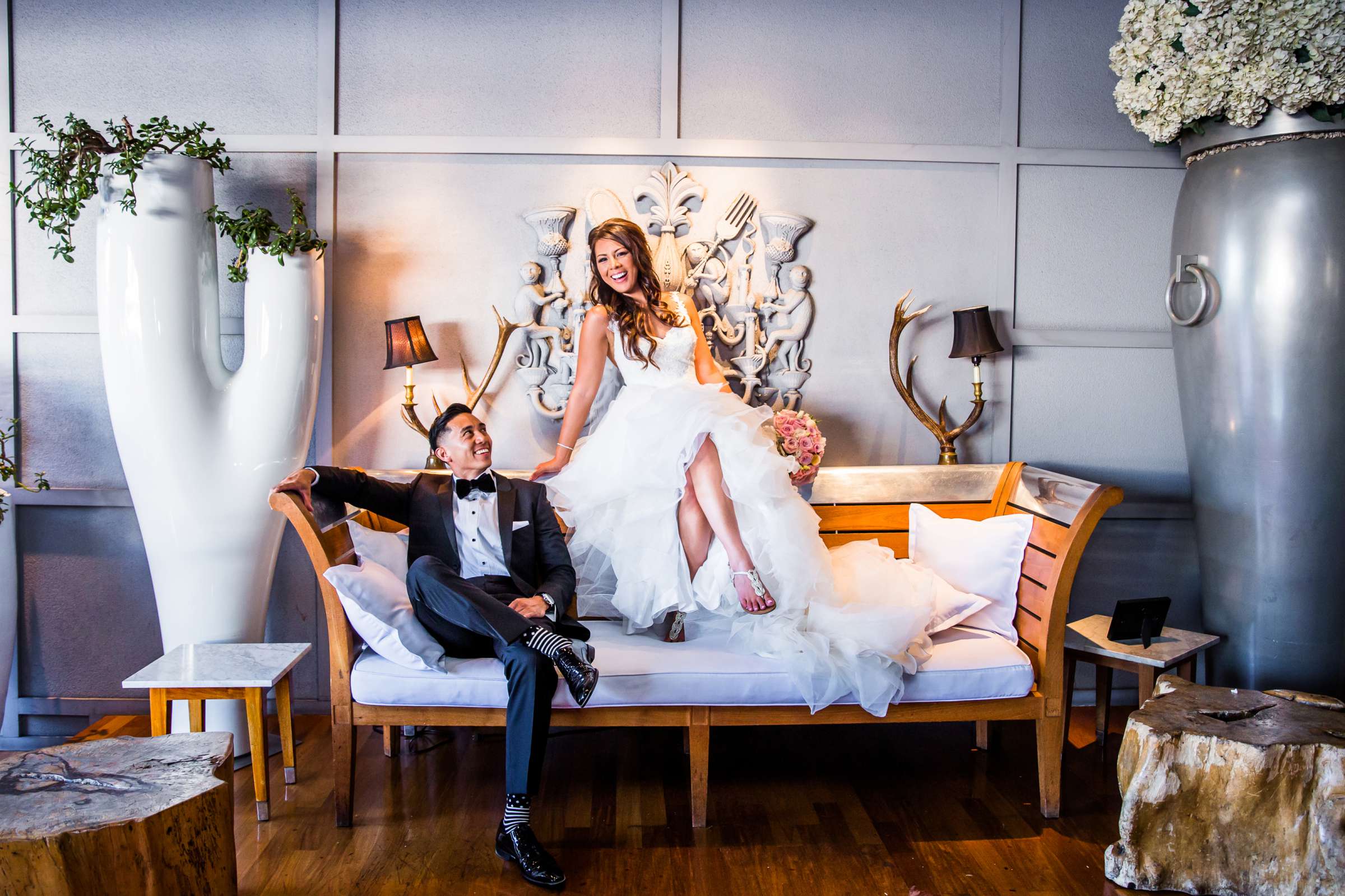 SLS Hotel at Beverly Hills Wedding, Justine and Jason Wedding Photo #3 by True Photography