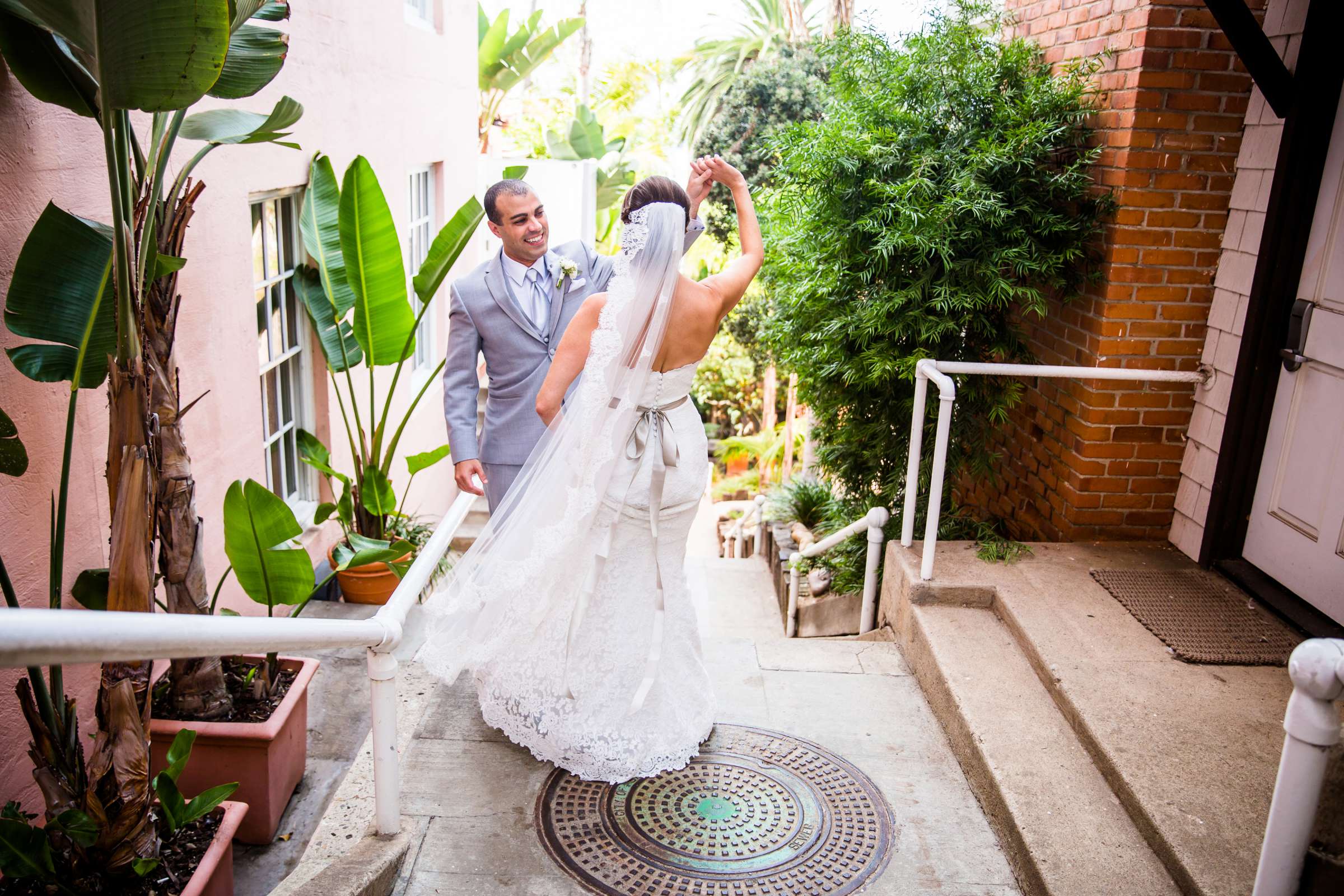 La Valencia Wedding coordinated by CZ Events, Lisa and Mark Wedding Photo #36 by True Photography