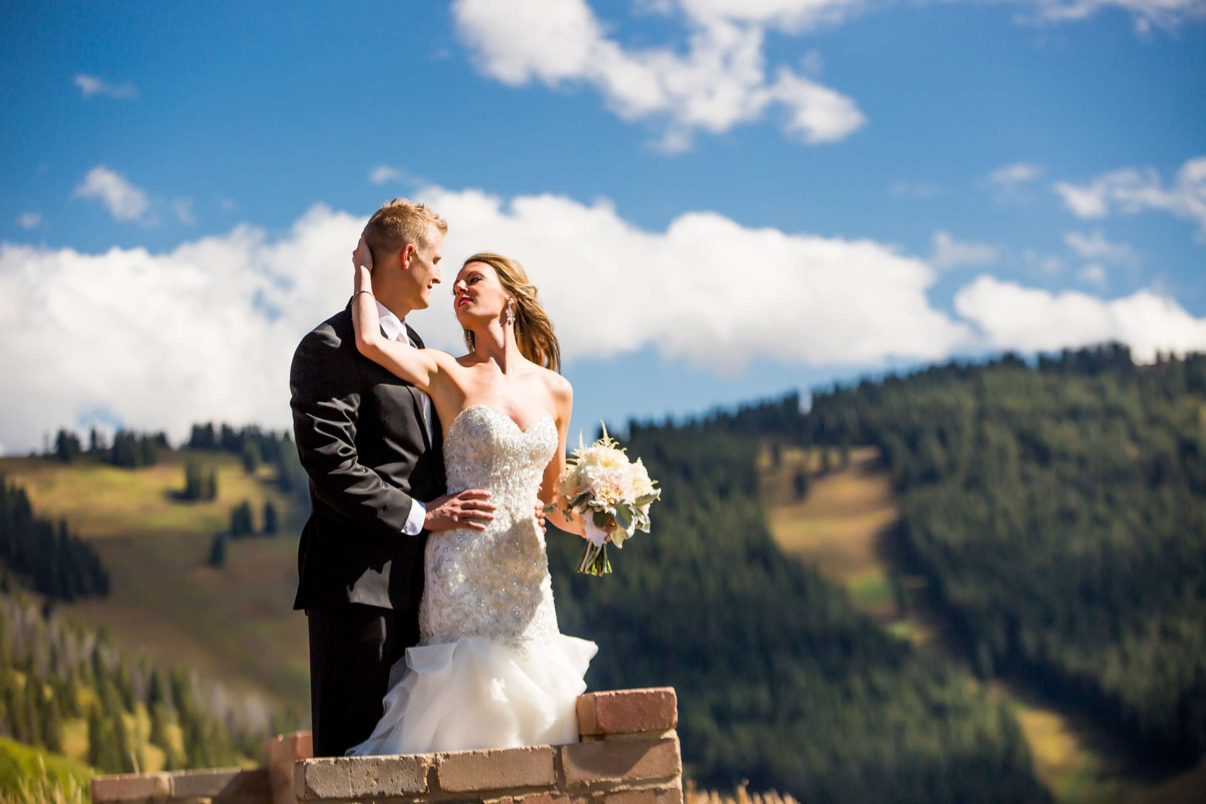 The Vail Wedding Deck Wedding coordinated by Petal and Bean, Kristen and Sven Wedding Photo #6 by True Photography