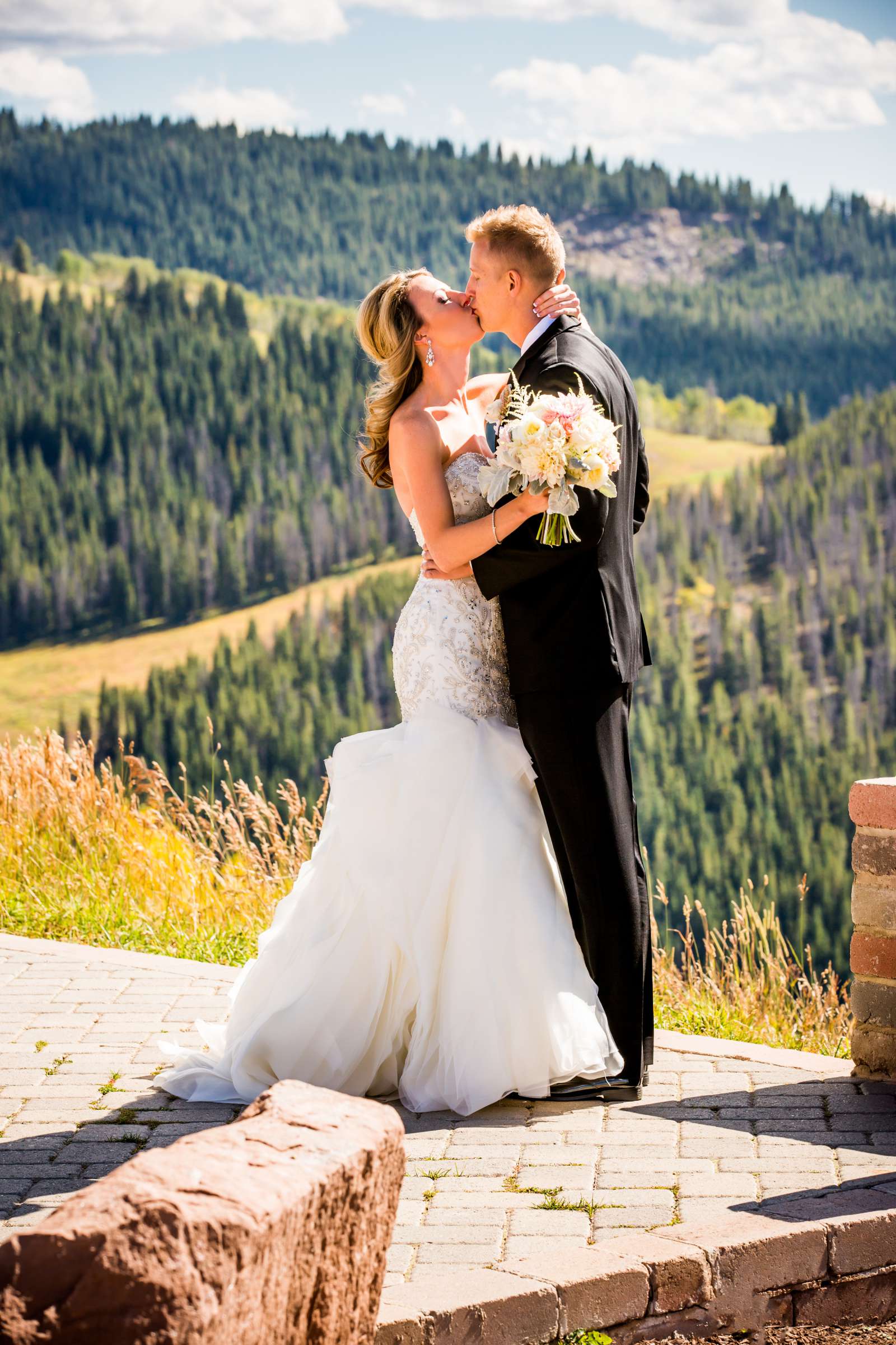 The Vail Wedding Deck Wedding coordinated by Petal and Bean, Kristen and Sven Wedding Photo #33 by True Photography