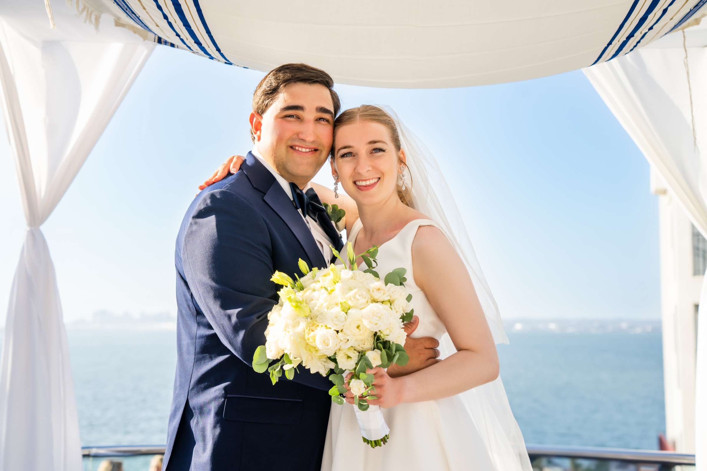 Loews Coronado Bay Resort Wedding coordinated by Blissful Weddings & Co., Eliana and Carson Wedding Photo #2 by True Photography